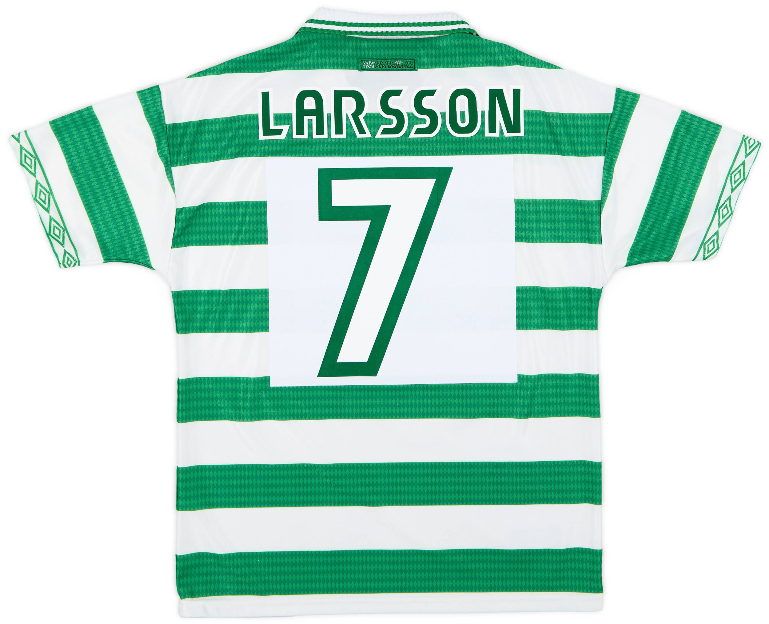 春夏新作モデル #7 Larsson Shirt Home Celtic 1997-99 - (M) - 9/10 ウェア