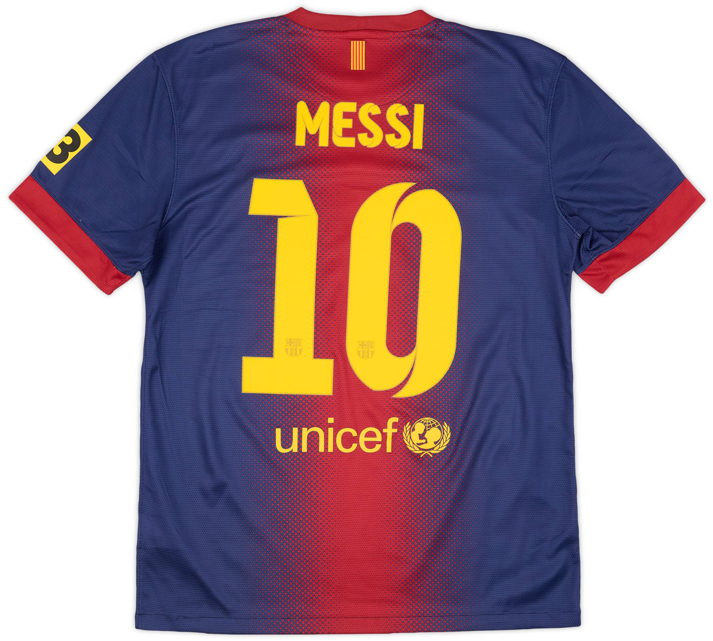 2012-13 Barcelona Home Shirt Messi #10 - 8/10 - (M)