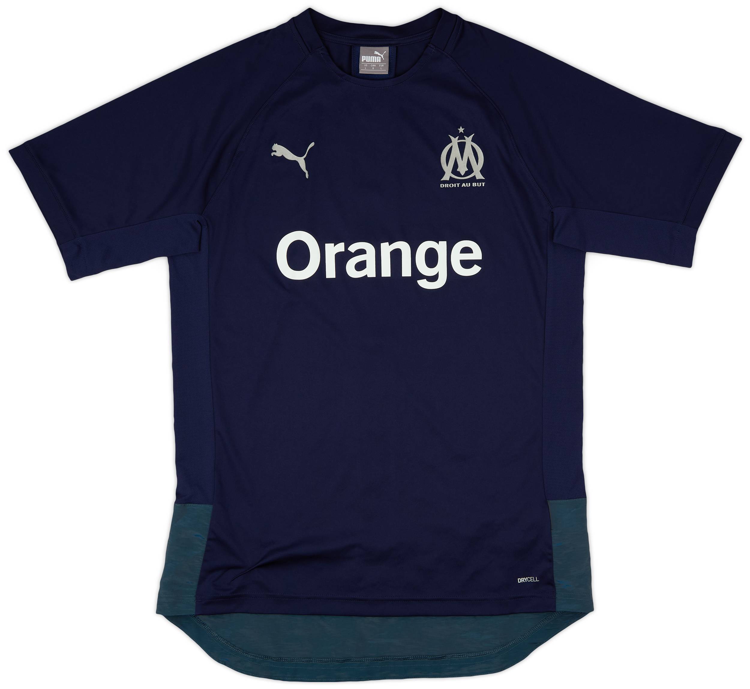 2018-19 Olympique Marseille Puma Pre-Match Training Shirt - 9/10 - (L)