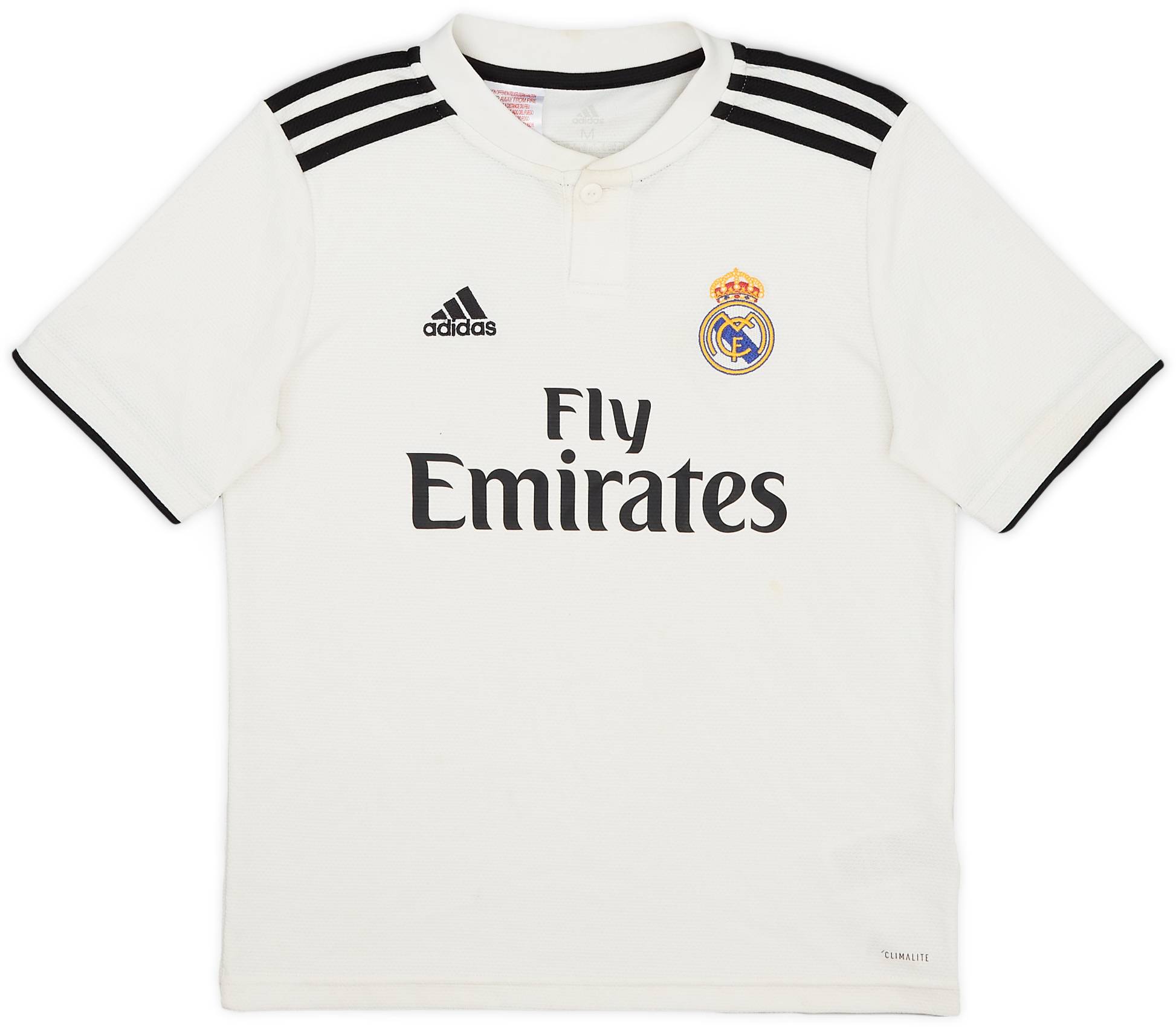2018-19 Real Madrid Home Shirt - 8/10 - (M.Boys)