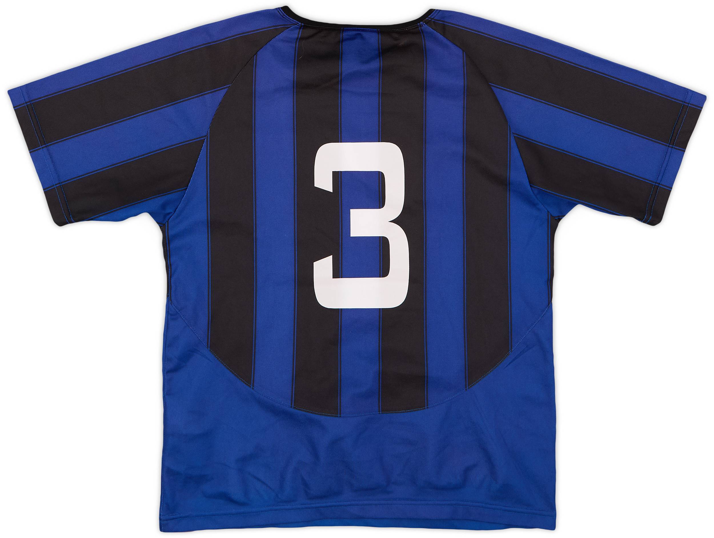 2003-04 Inter Milan Basic Home Shirt #3 - 8/10 - (M.Boys)