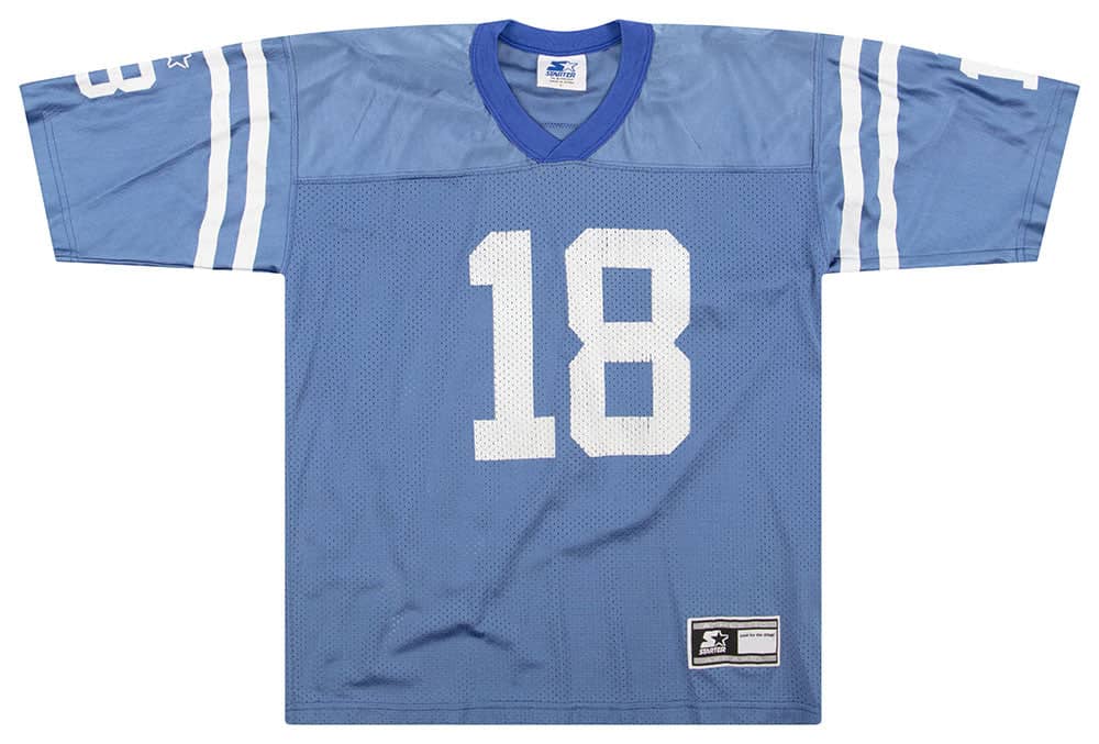 1998 Indianapolis Colts Manning #18 Starter Jersey (Home) Y