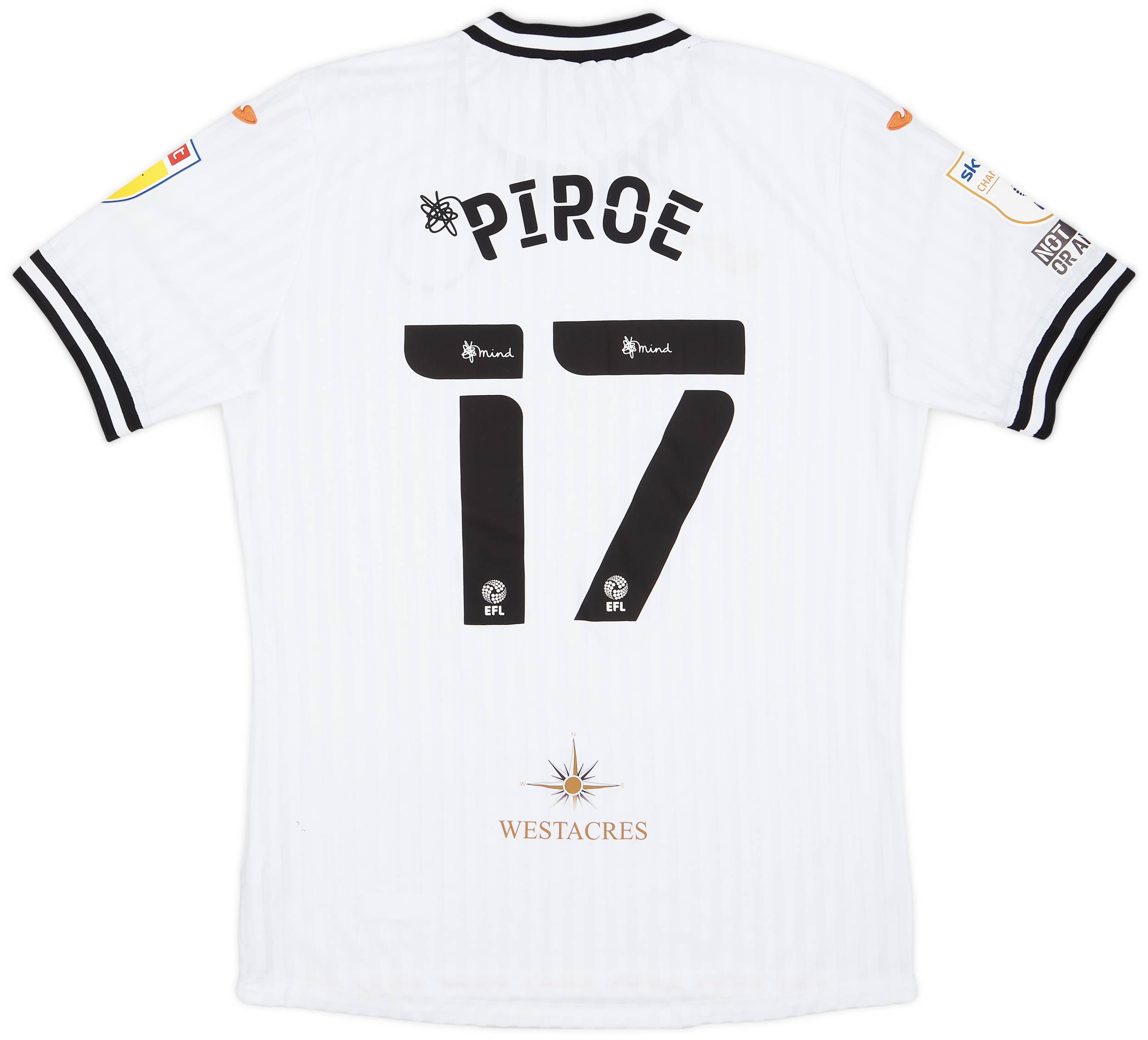2021-22 Swansea Match Issue Home Shirt Piroe #17