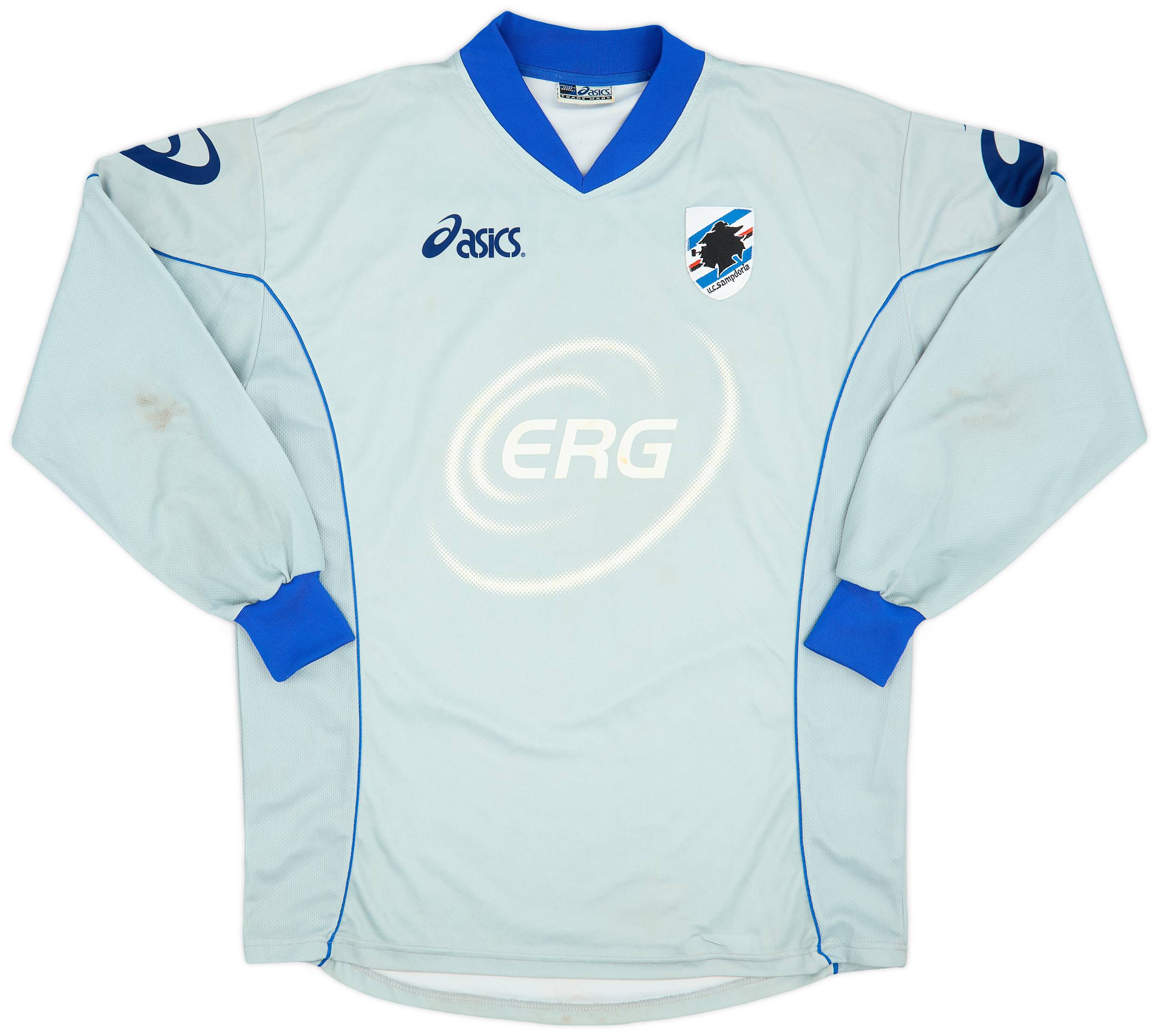 2003-04 Sampdoria Asics Training L/S Top - 7/10 - (XL)
