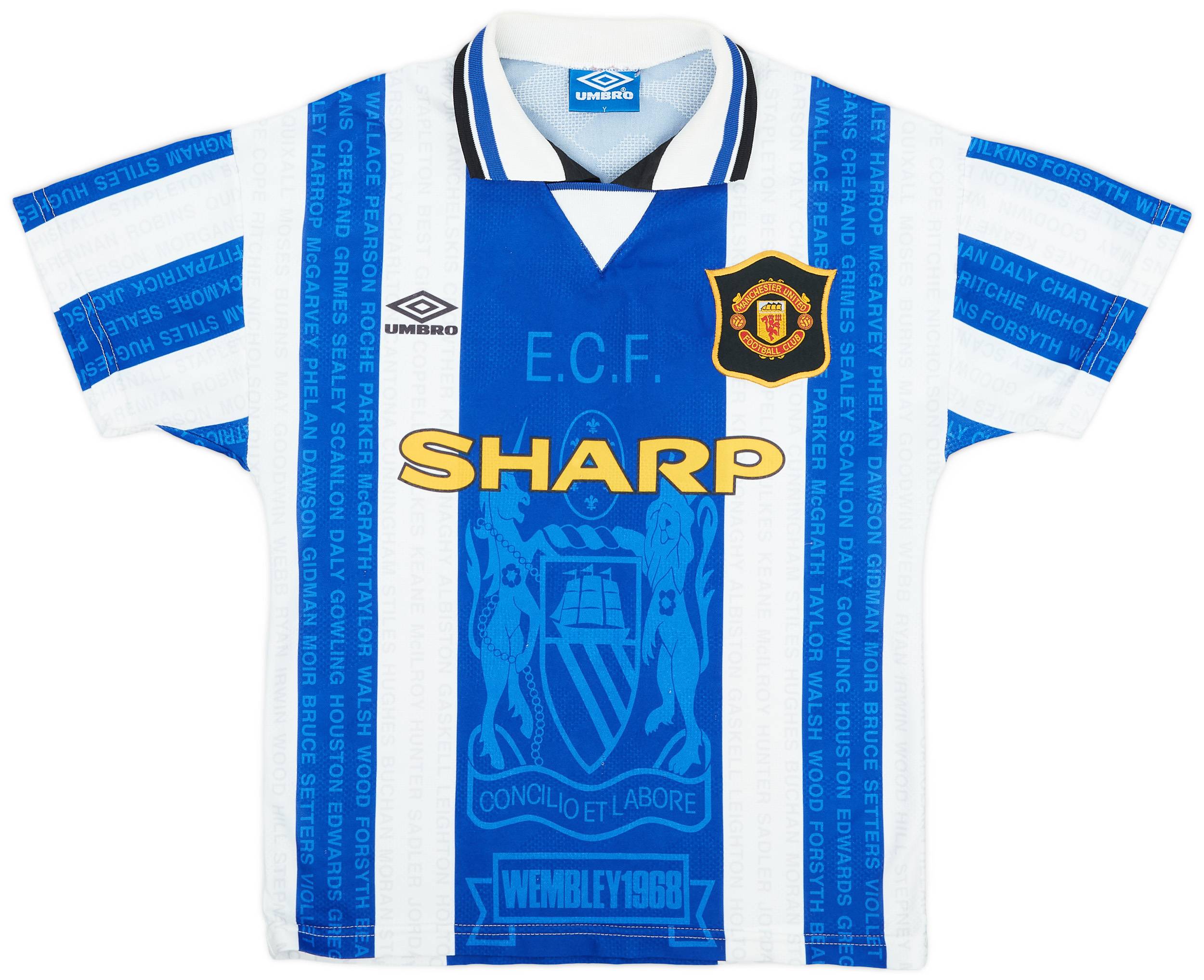 1994-96 Manchester United Third Shirt - 8/10 - (Y)