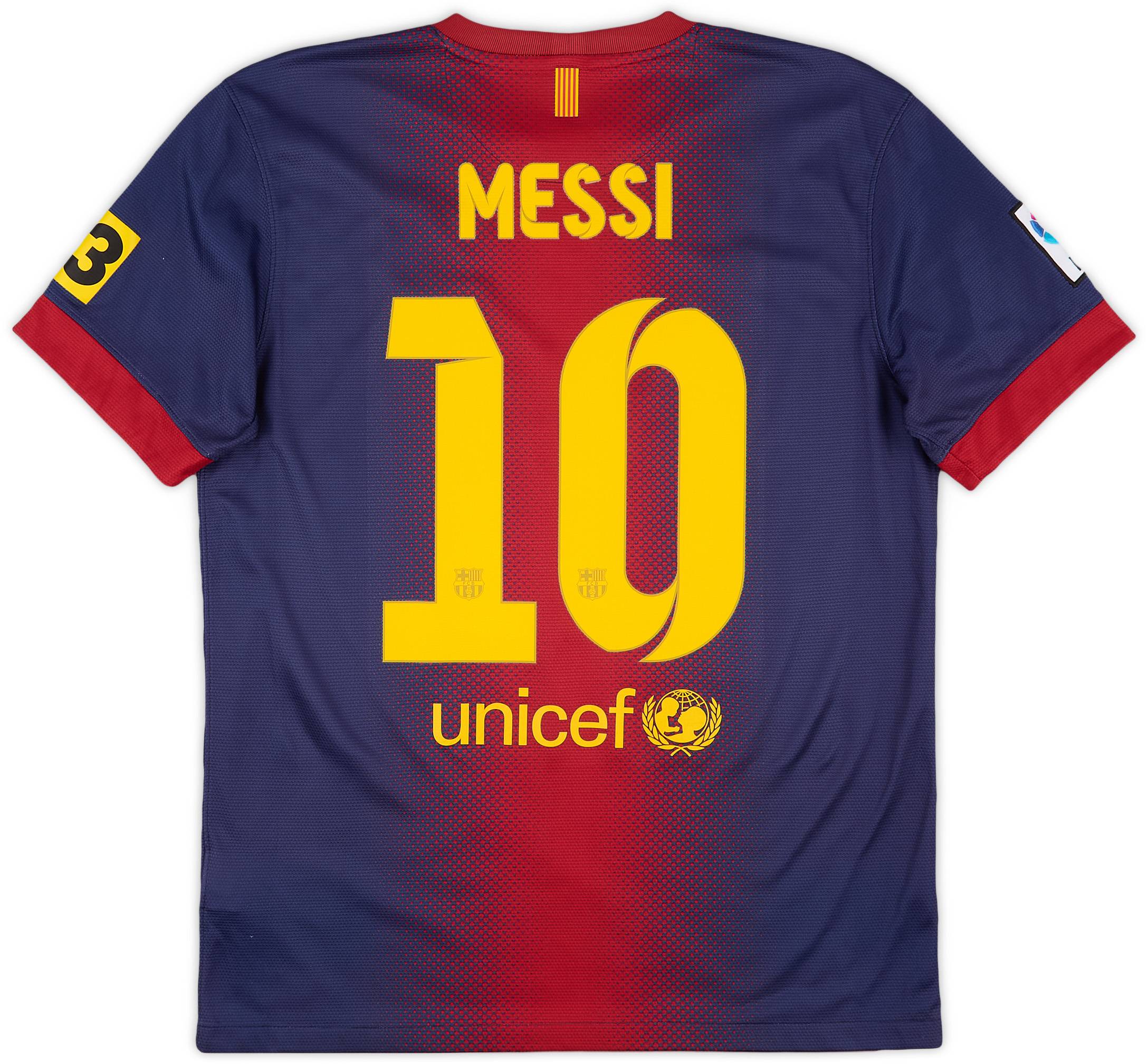 2012-13 Barcelona Home Shirt Messi #10 - 7/10 - (M)