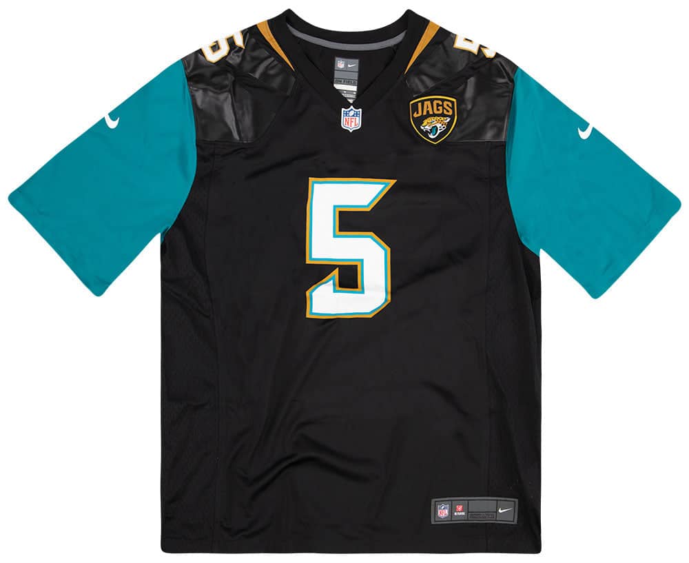 2018 Jacksonville Jaguars Bortles #5 Nike Game Jersey (Home) XL - *As New*