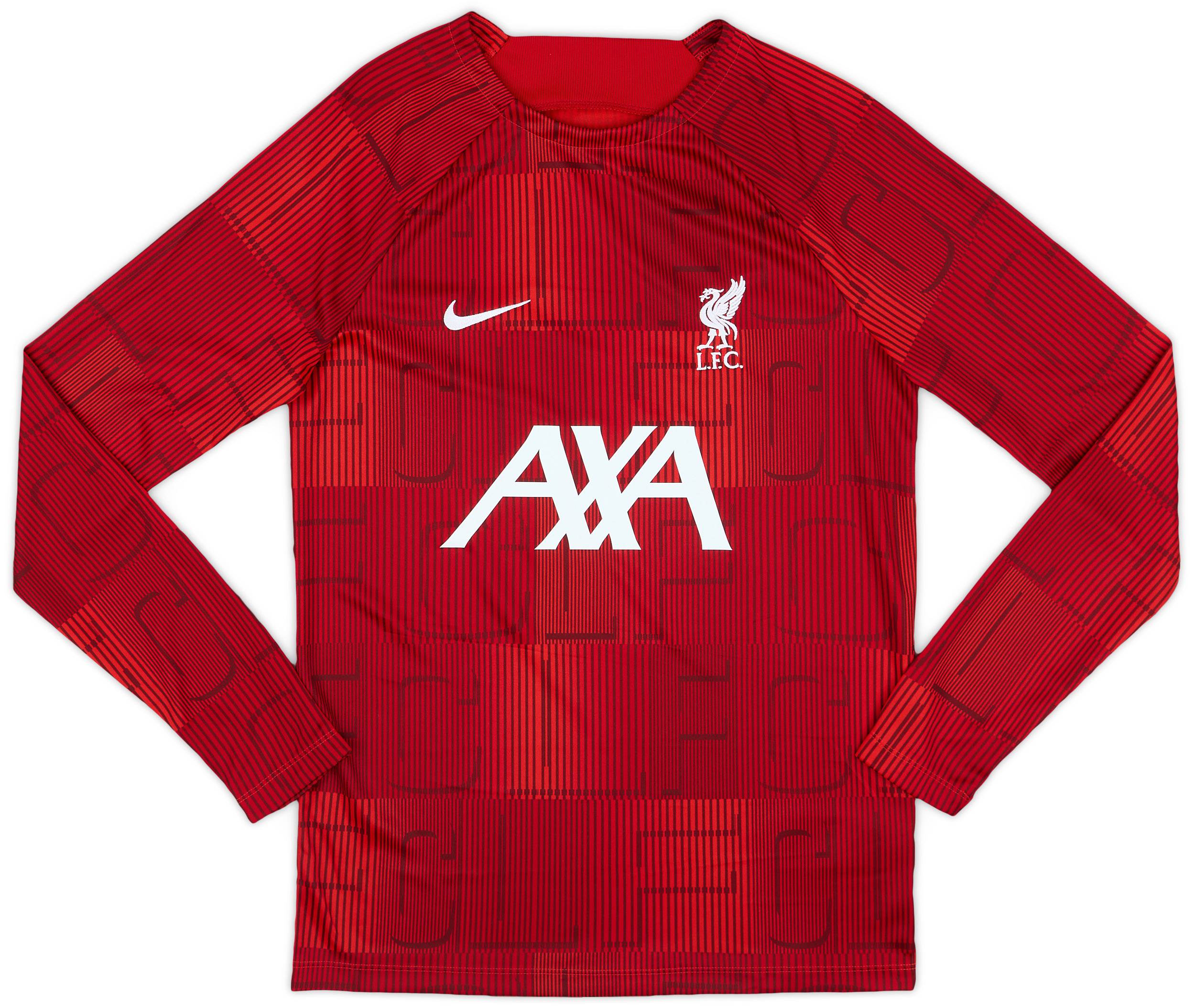 2023-24 Liverpool Nike Pre-Match L/S Shirt - As New - (S)