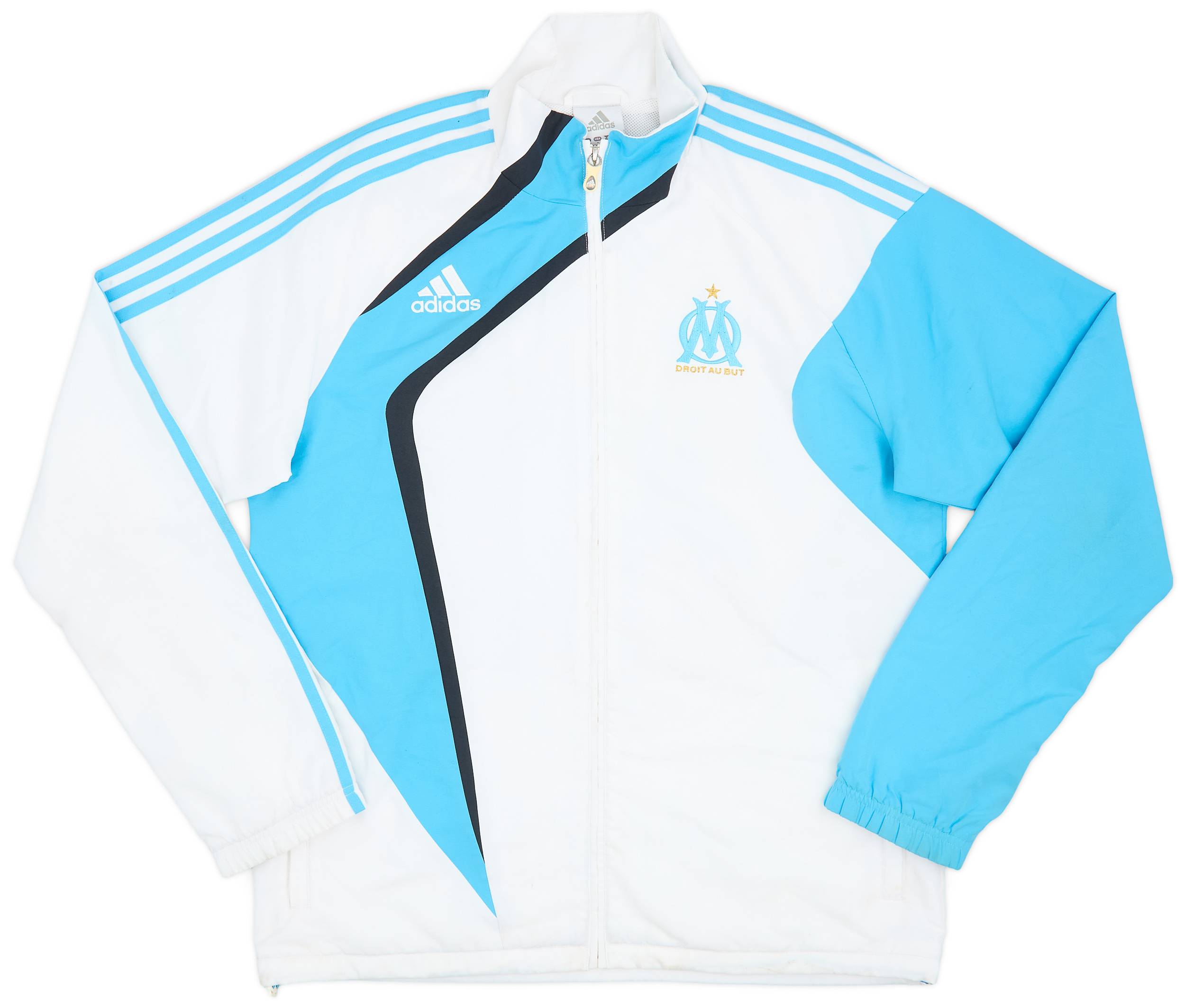 2009-10 Olympique Marseille adidas Track Jacket - 6/10 - (M/L)