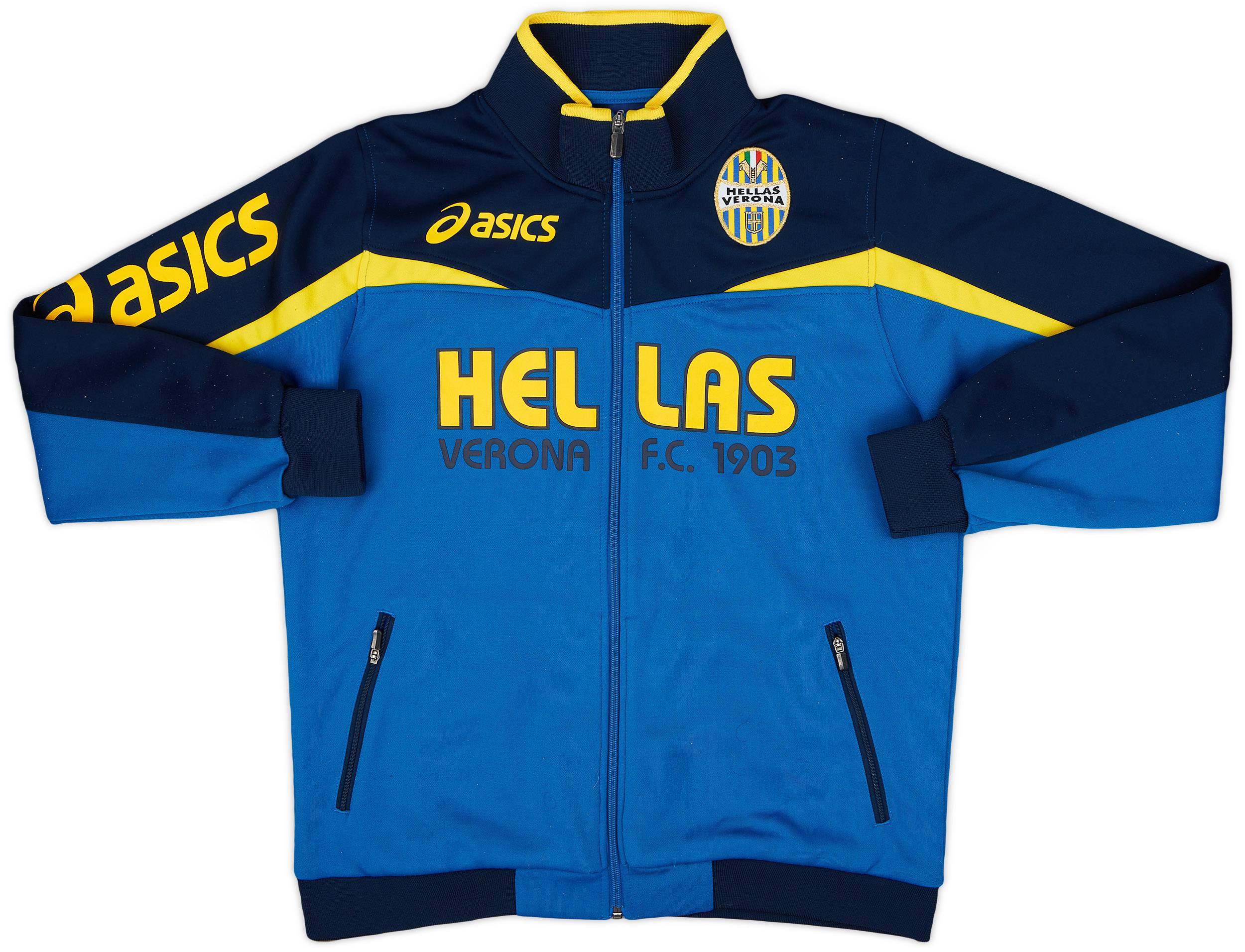 2007-08 Hellas Verona Asics Track Jacket - 6/10 - (L.Boys)