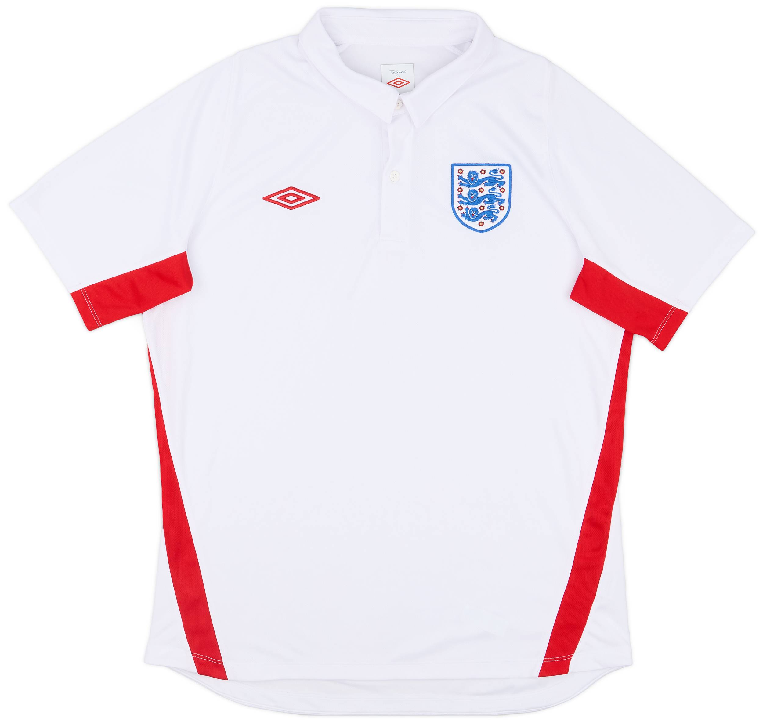 2009-10 England Umbro Polo Shirt - 9/10 - (XL)