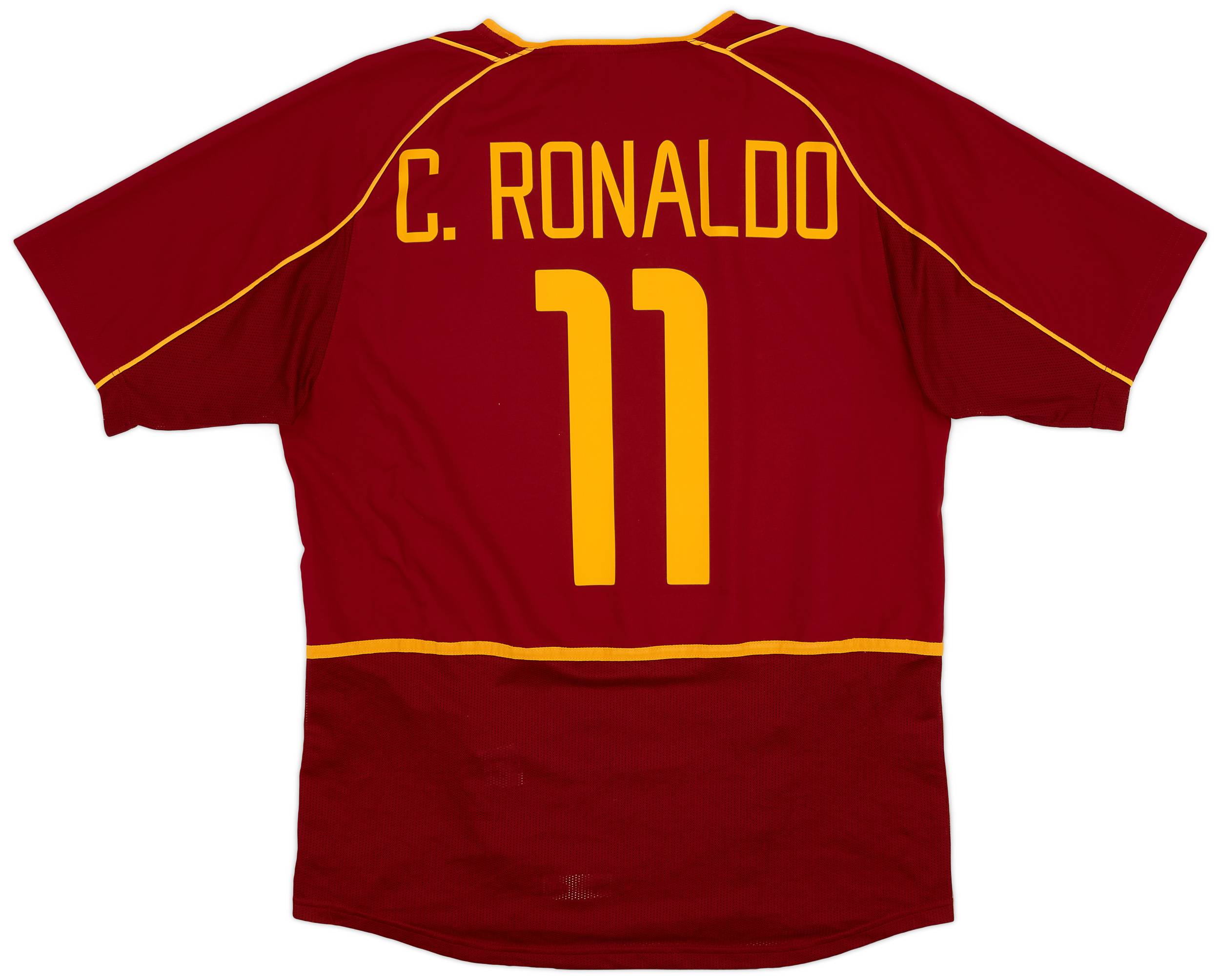 2002-04 Portugal Home Shirt C.Ronaldo #11 - 9/10 - (M)