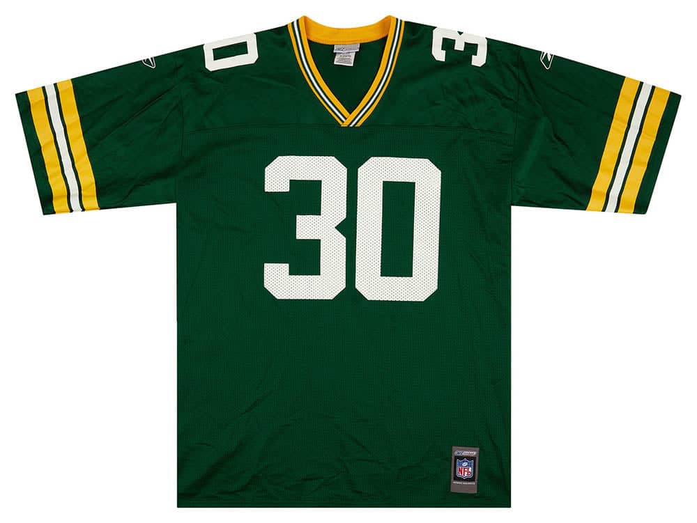 2001 Green Bay Packers Green #30 Reebok Jersey (Home) XL