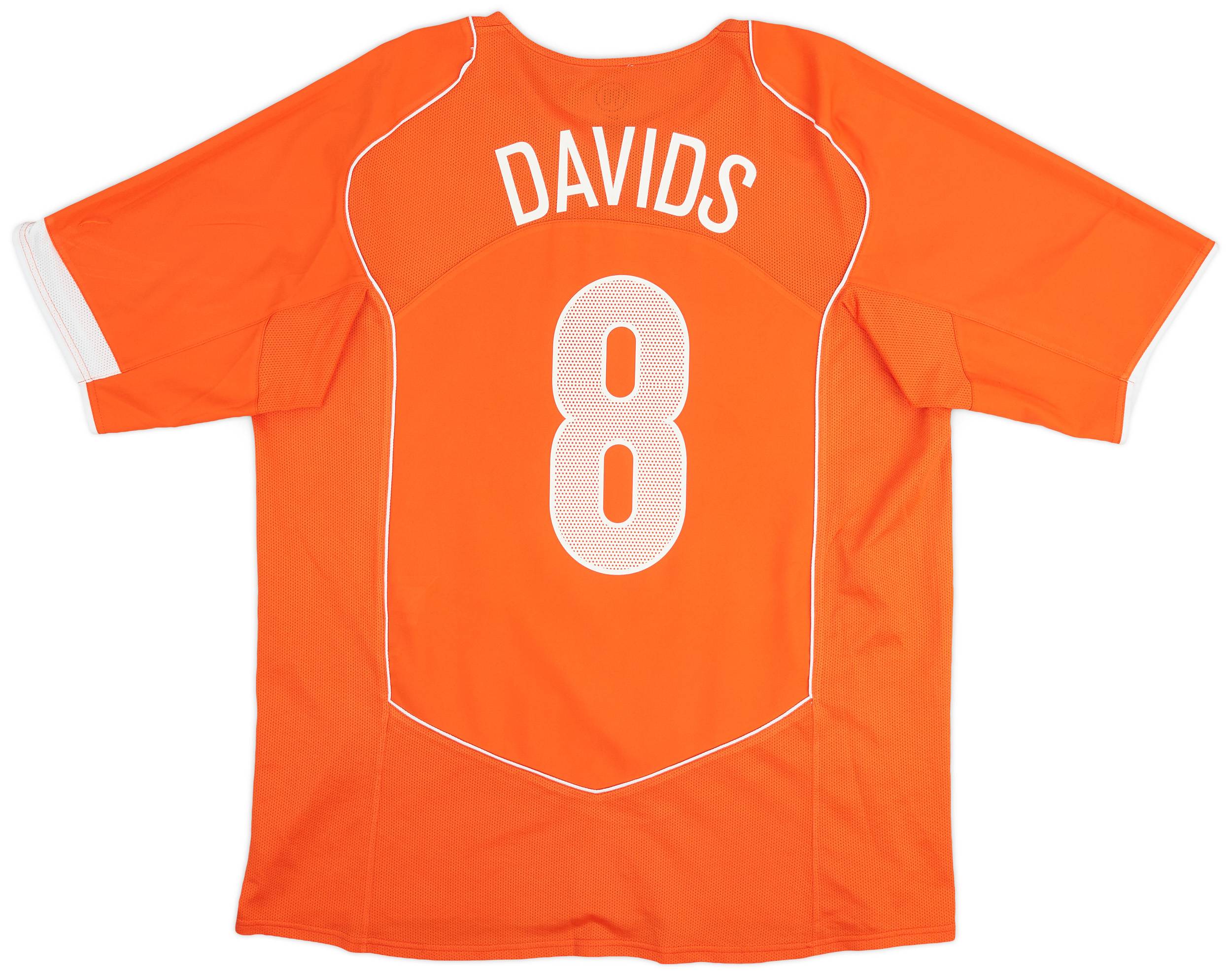 2004-06 Netherlands Home Shirt Davids #8 - 8/10 - (XL)