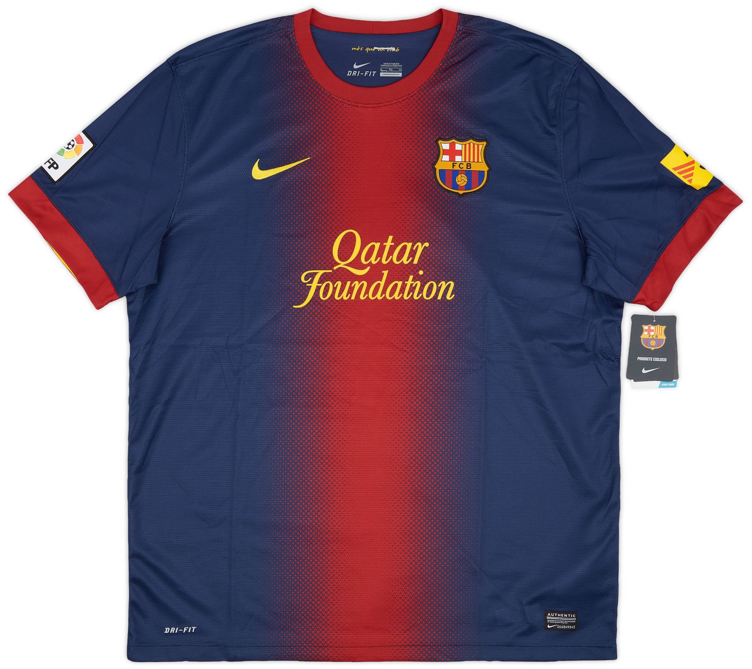 2012-13 Barcelona Home Shirt Messi #10