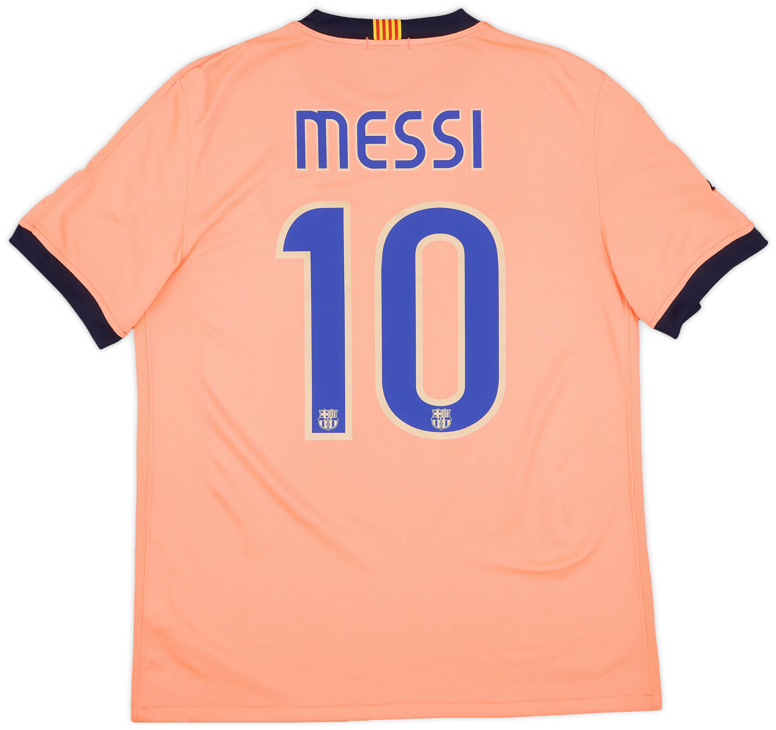 2009-10 Barcelona Away Shirt Messi #10 - 8/10 - (M)