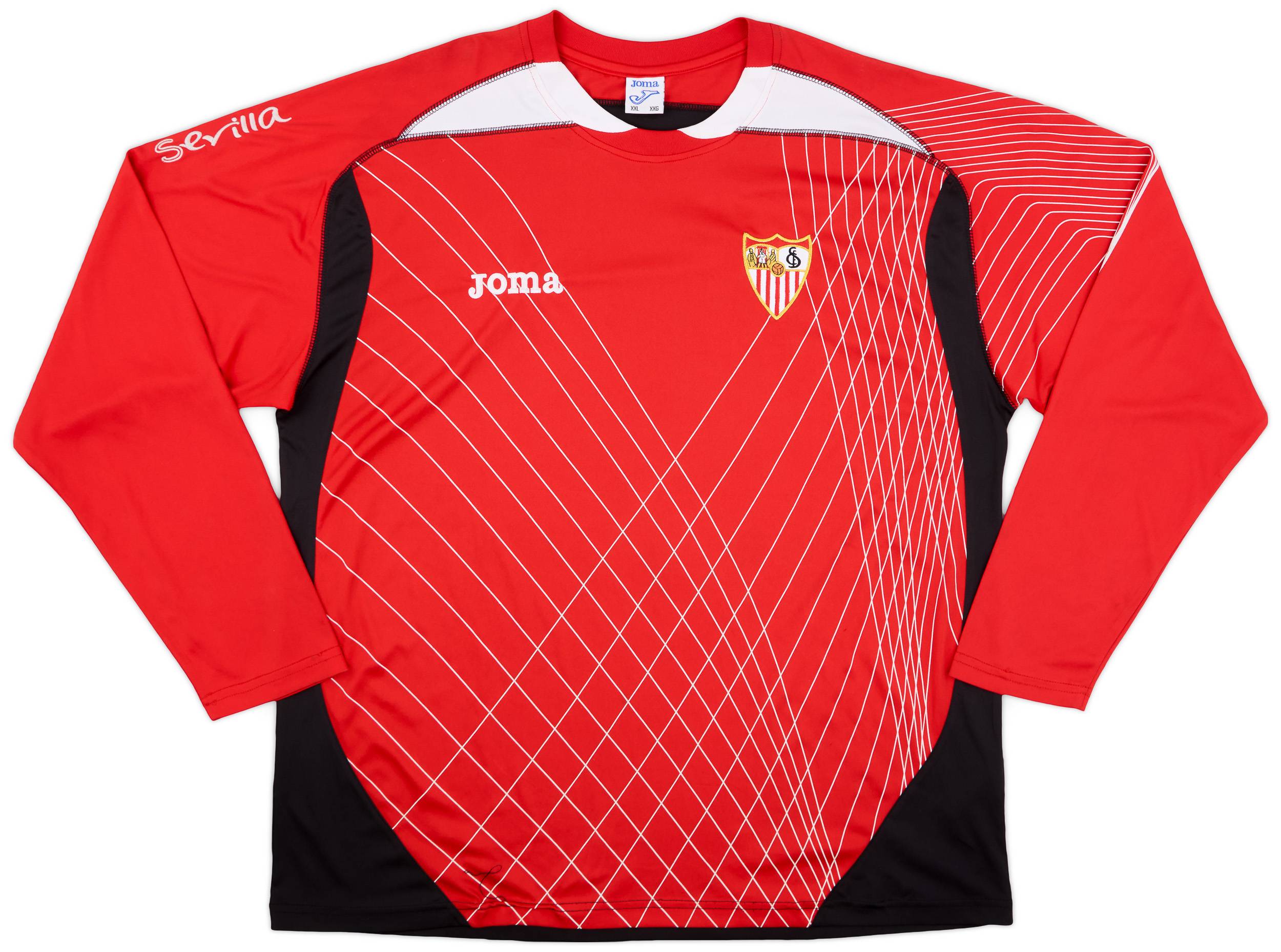 2004-05 Sevilla Joma Training L/S Shirt - 8/10 - (XXL)