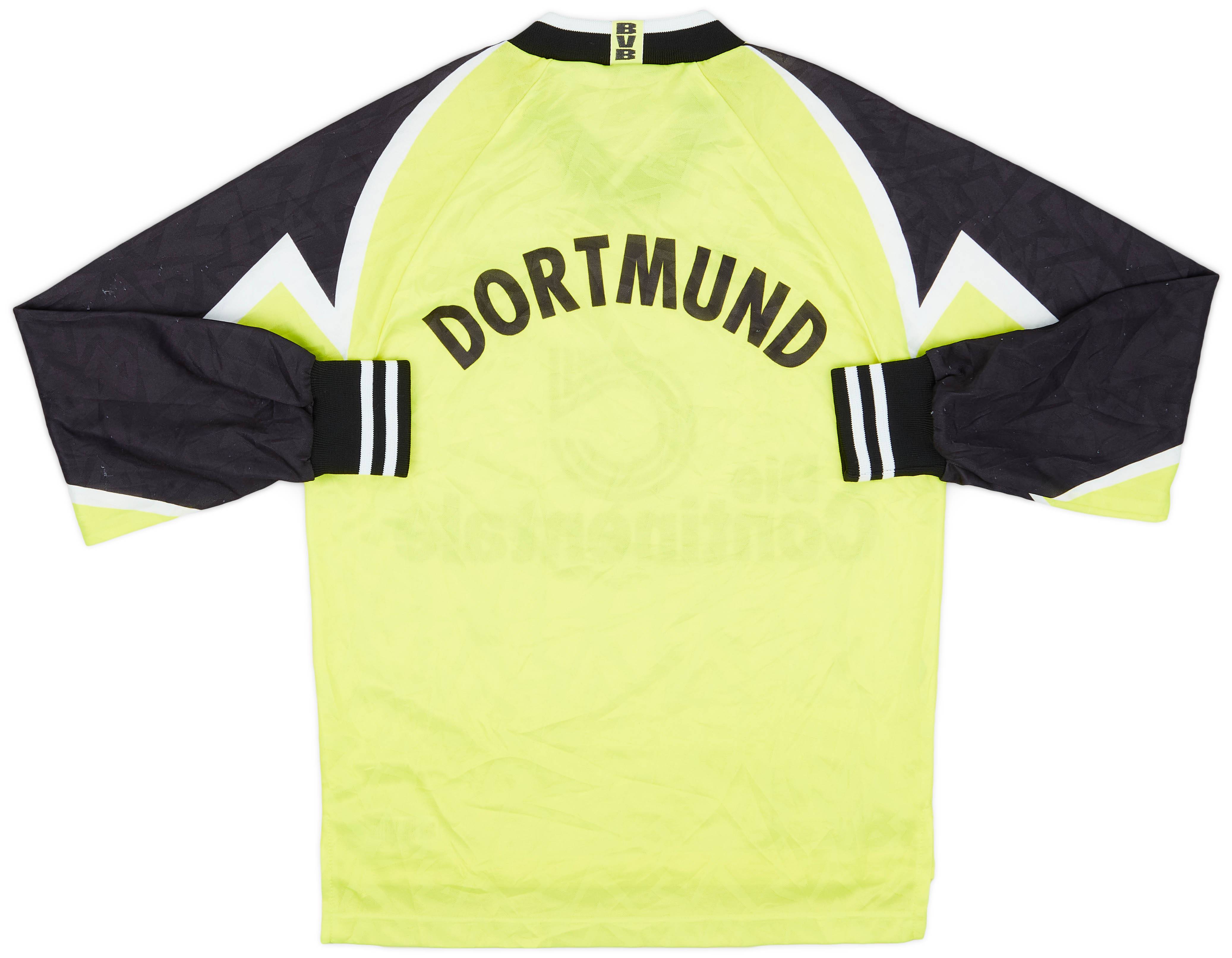 NIKE Borussia Dortmund 1995/96 サッカーシャツ BORUSSIA DORTMUND 1995 1996 HOME FOOTBALL SHIRT SOCCER