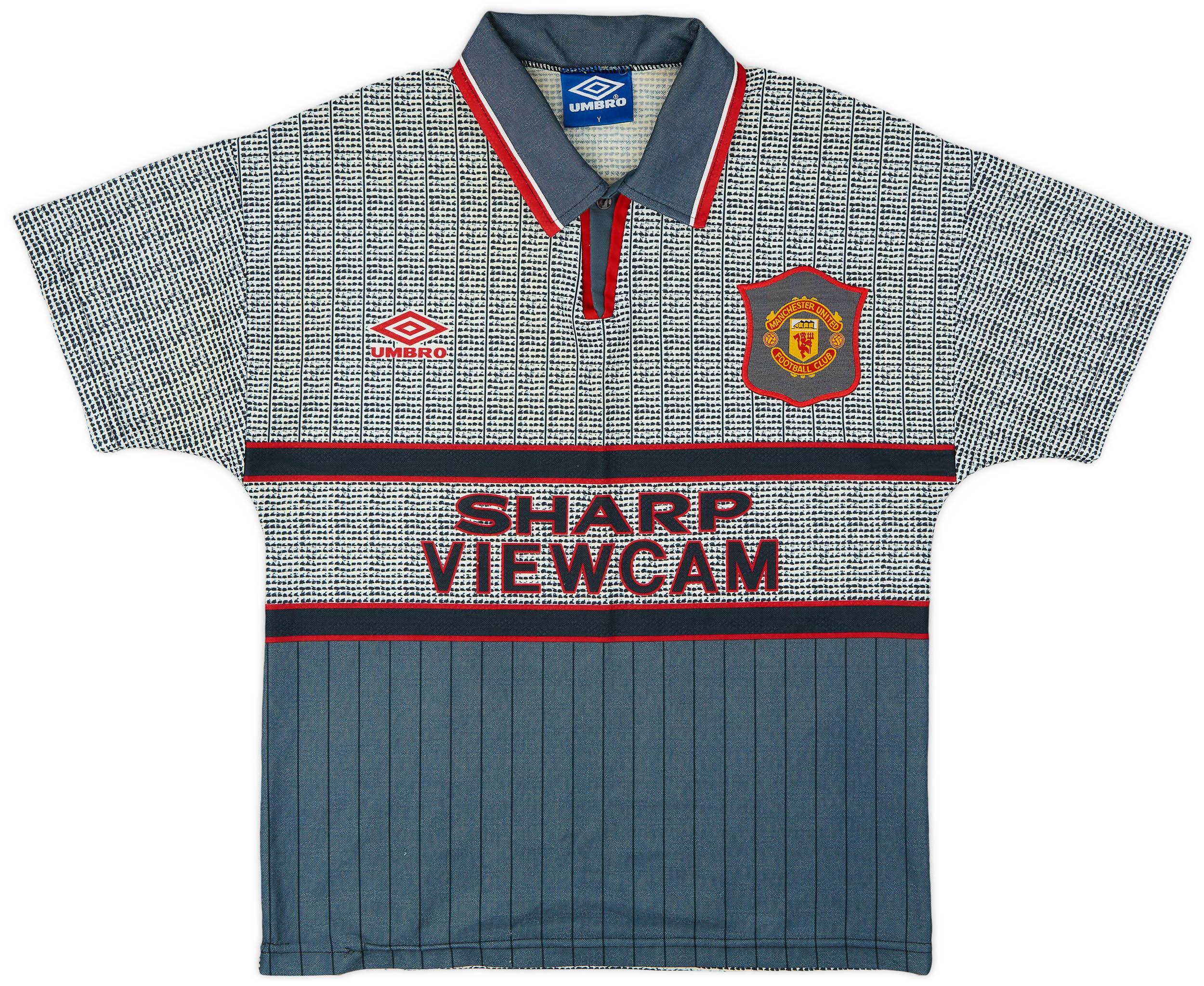 1995-96 Manchester United Away Shirt - 8/10 - (Y)