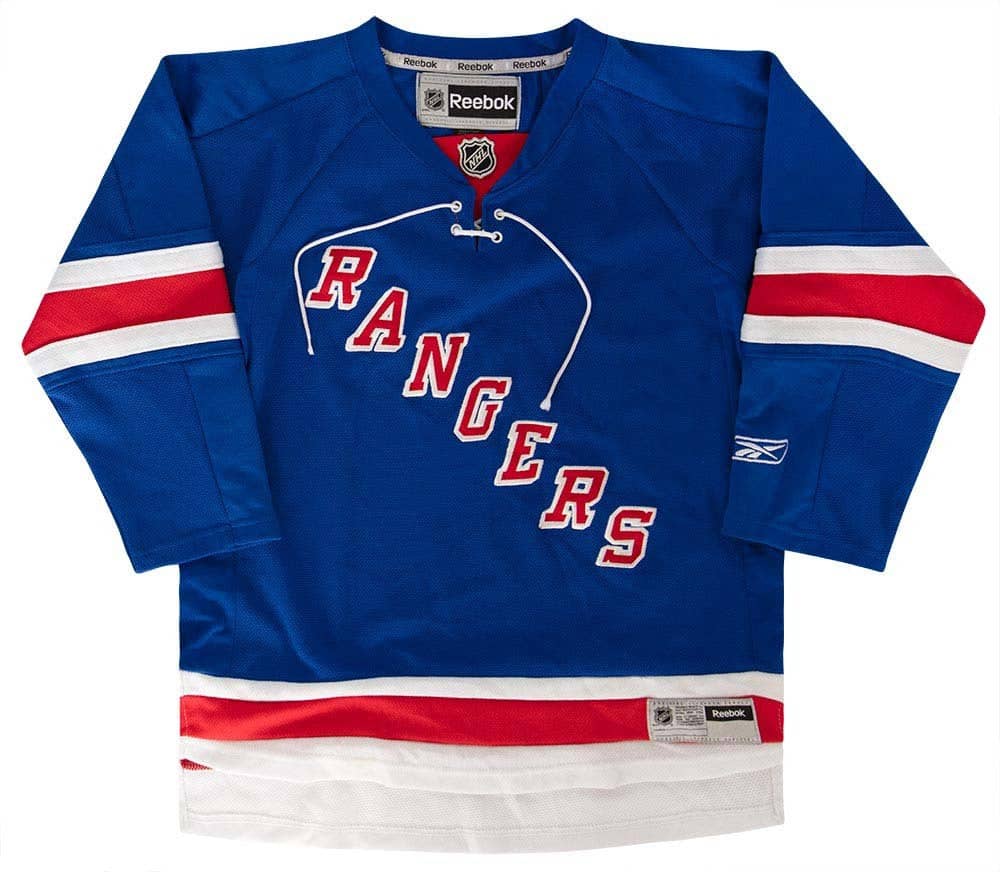 2007 10 New York Rangers Reebok Jersey Home Y