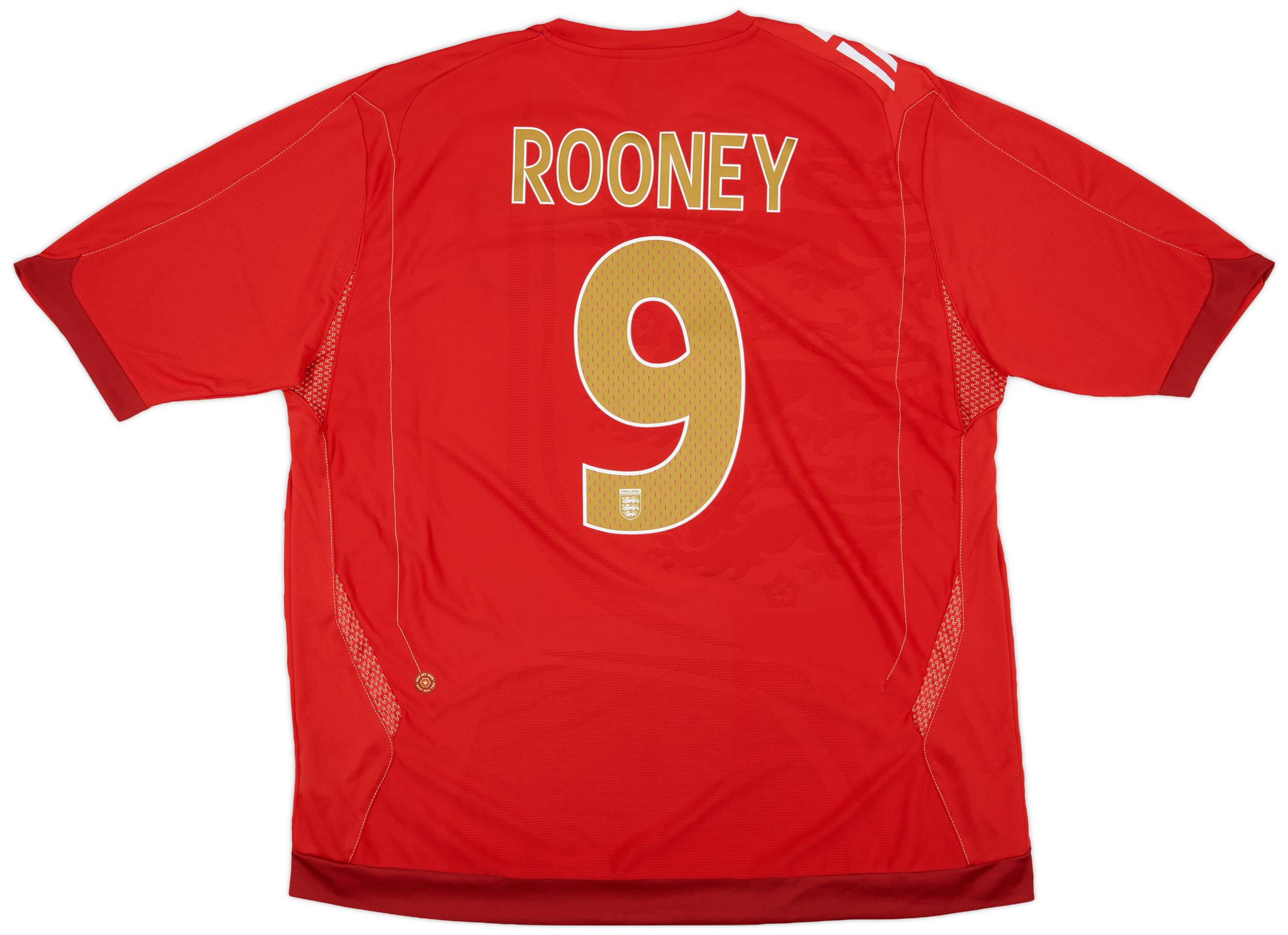2006-08 England Away Shirt Rooney #9 (XXL)