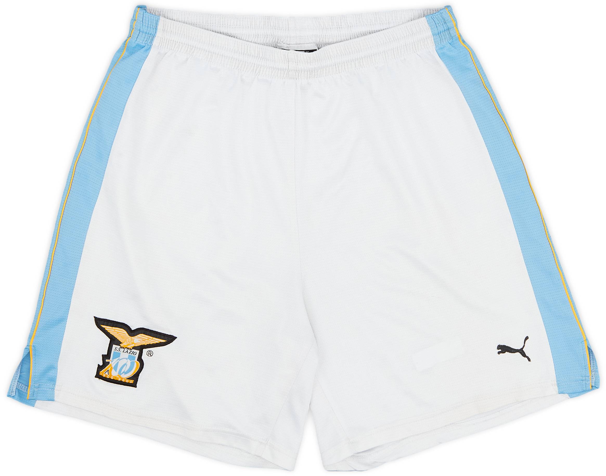 1999-00 Lazio Centenary Home Shorts - 5/10 - (M)