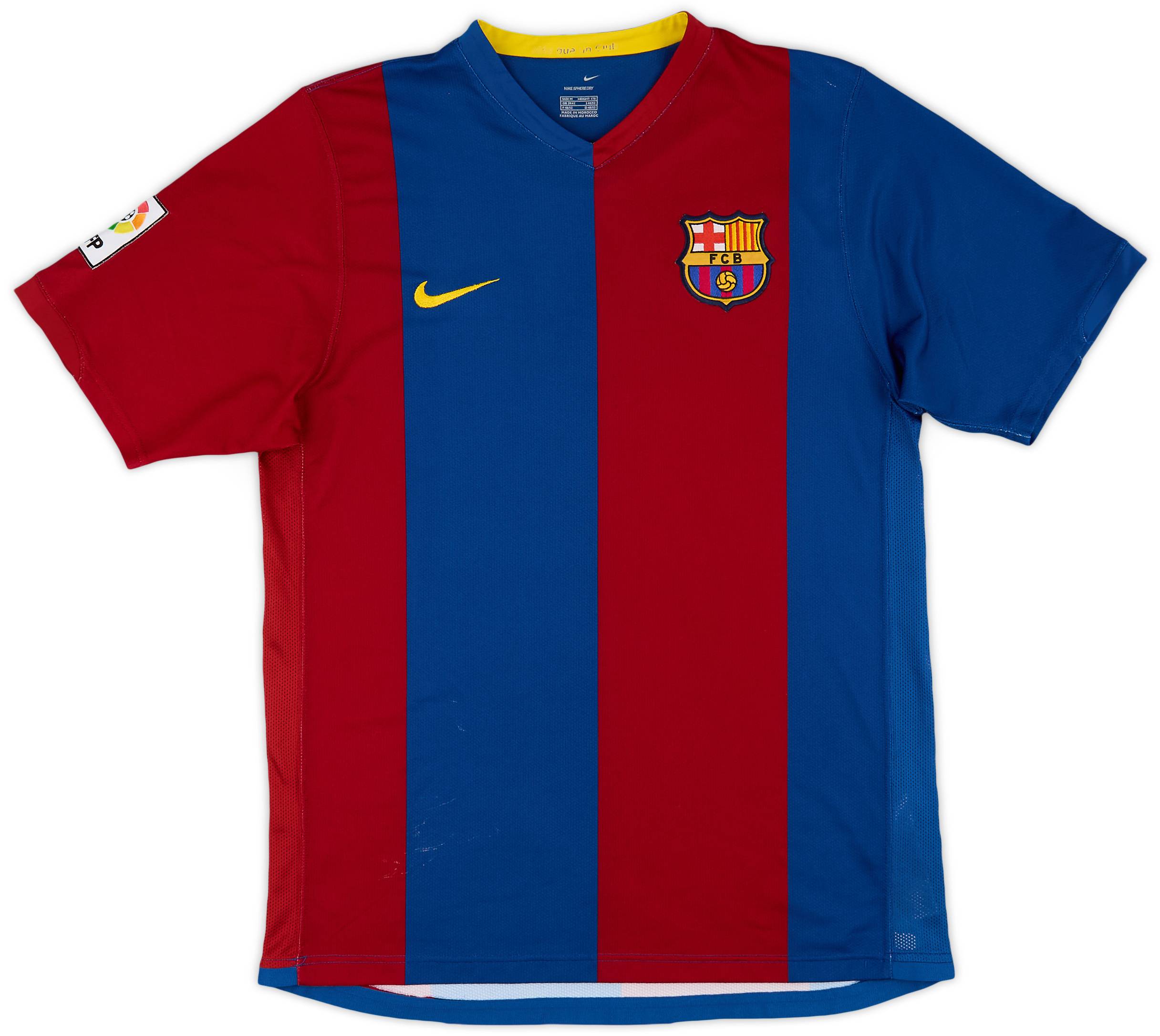 2006-07 Barcelona Home Shirt Xavi #6 - 5/10 - (M)