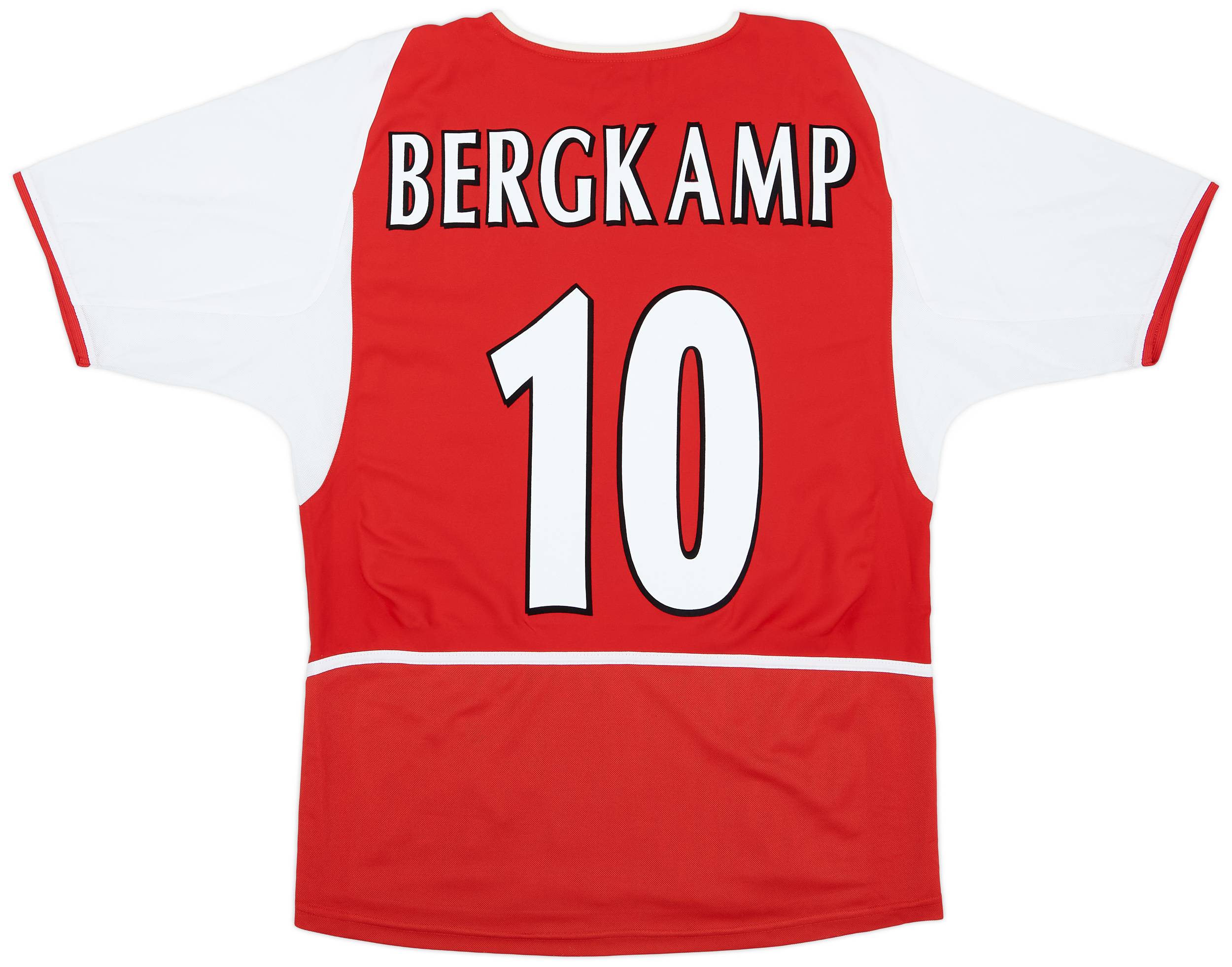 2002-04 Arsenal Home Shirt Bergkamp #10 - 8/10 - (S)