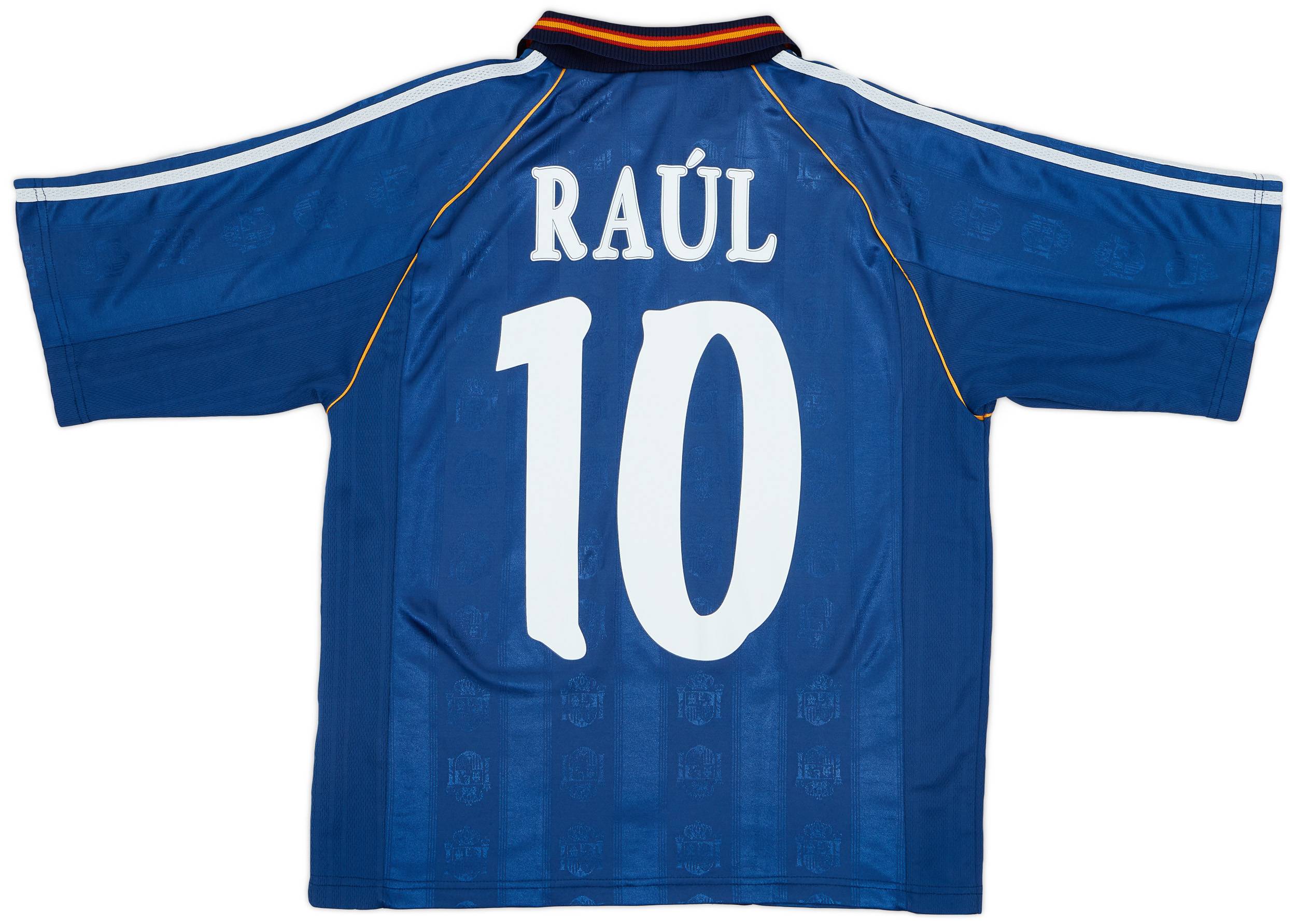 1999-00 Spain Away Shirt Raul #10 - 7/10 - (S)