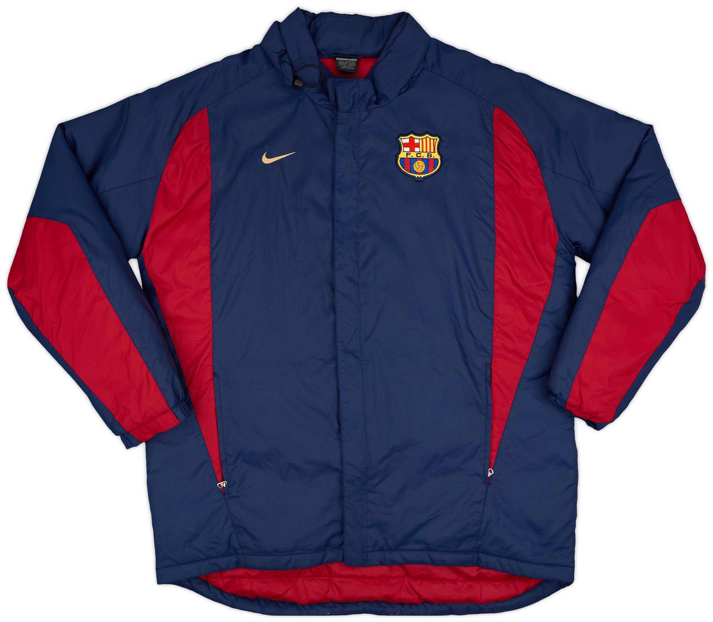 贅沢 Barcelona 2002-03 Nike (L) - 10/10 - Coat Bench Padded ウェア