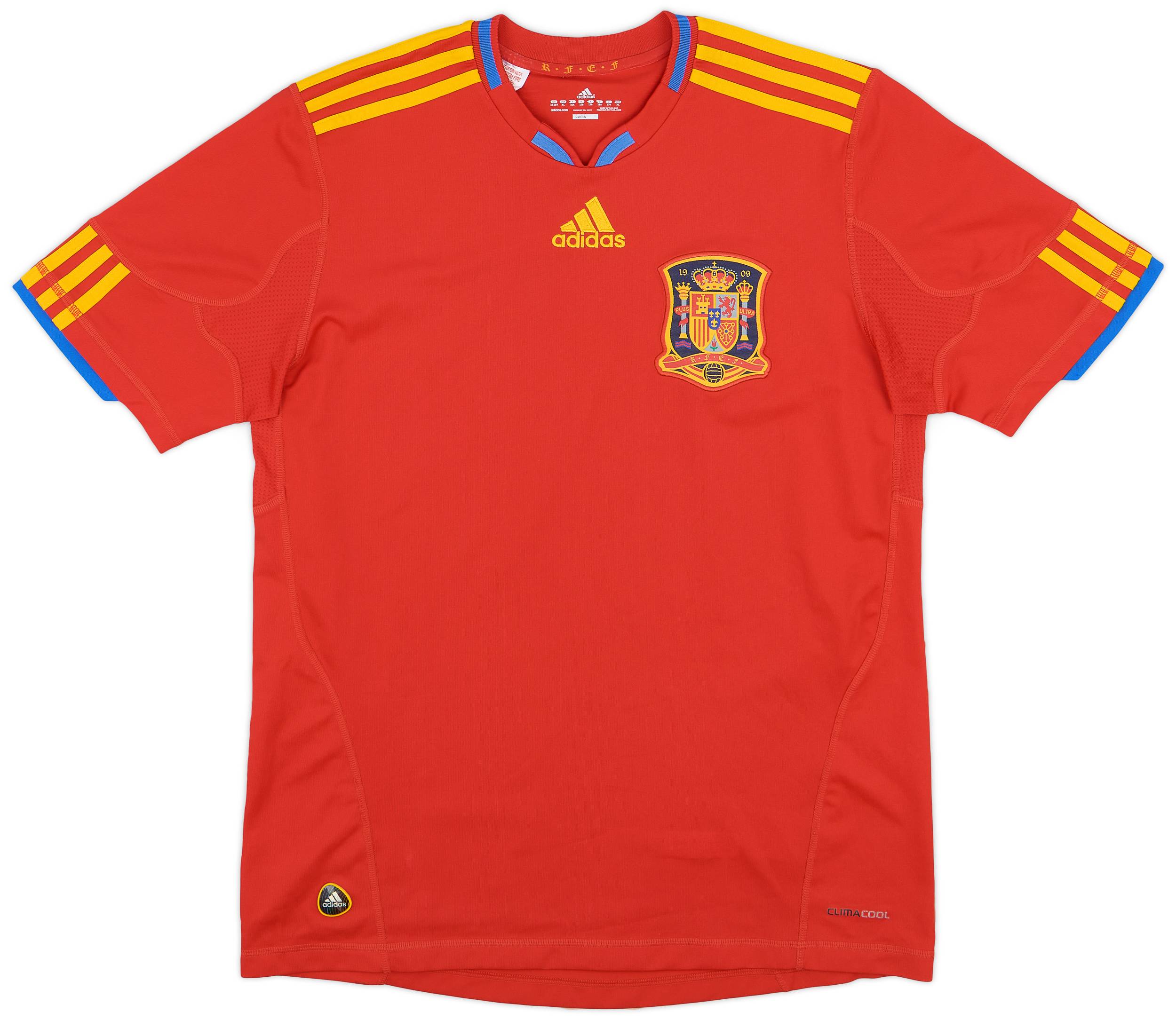 2009-10 Spain Home Shirt - 9/10 - (XL.Boys)