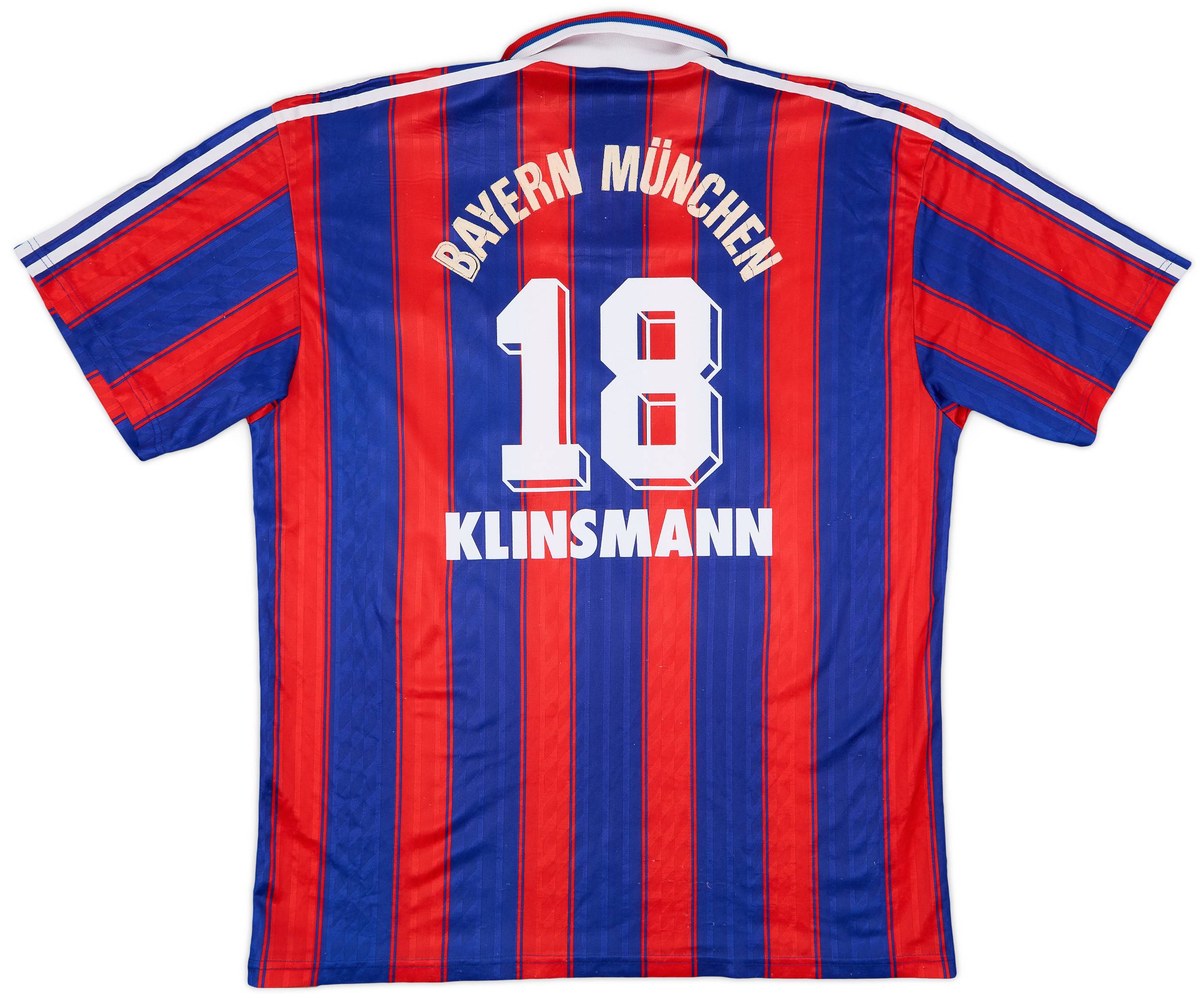 1995-97 Bayern Munich Home Shirt Klinsmann #18 - 5/10 - (XL)