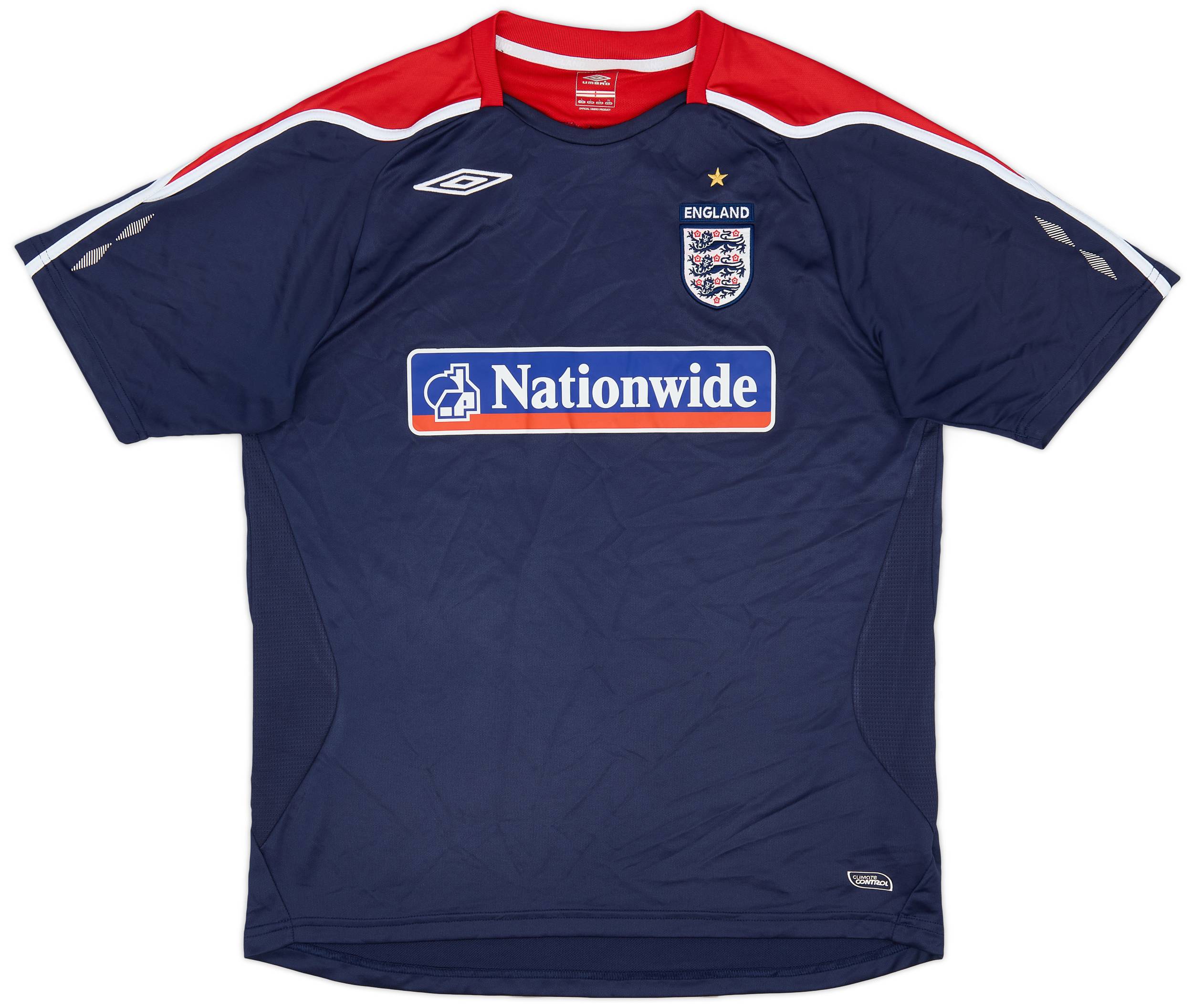 2007-08 England Umbro Training Shirt - 6/10 - (L)