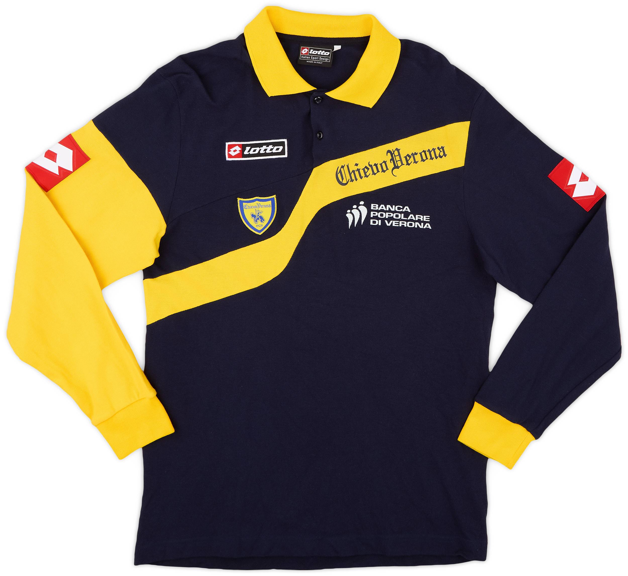2005-06 Chievo Verona Lotto Polo L/S Shirt - 9/10 - (L)
