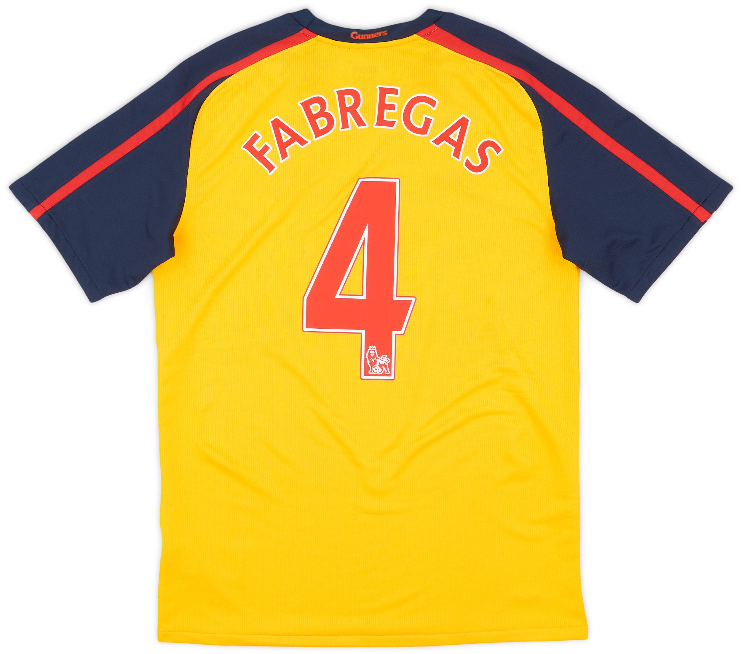 2008-09 Arsenal Away Shirt Fabregas #4 - 9/10 - (S)