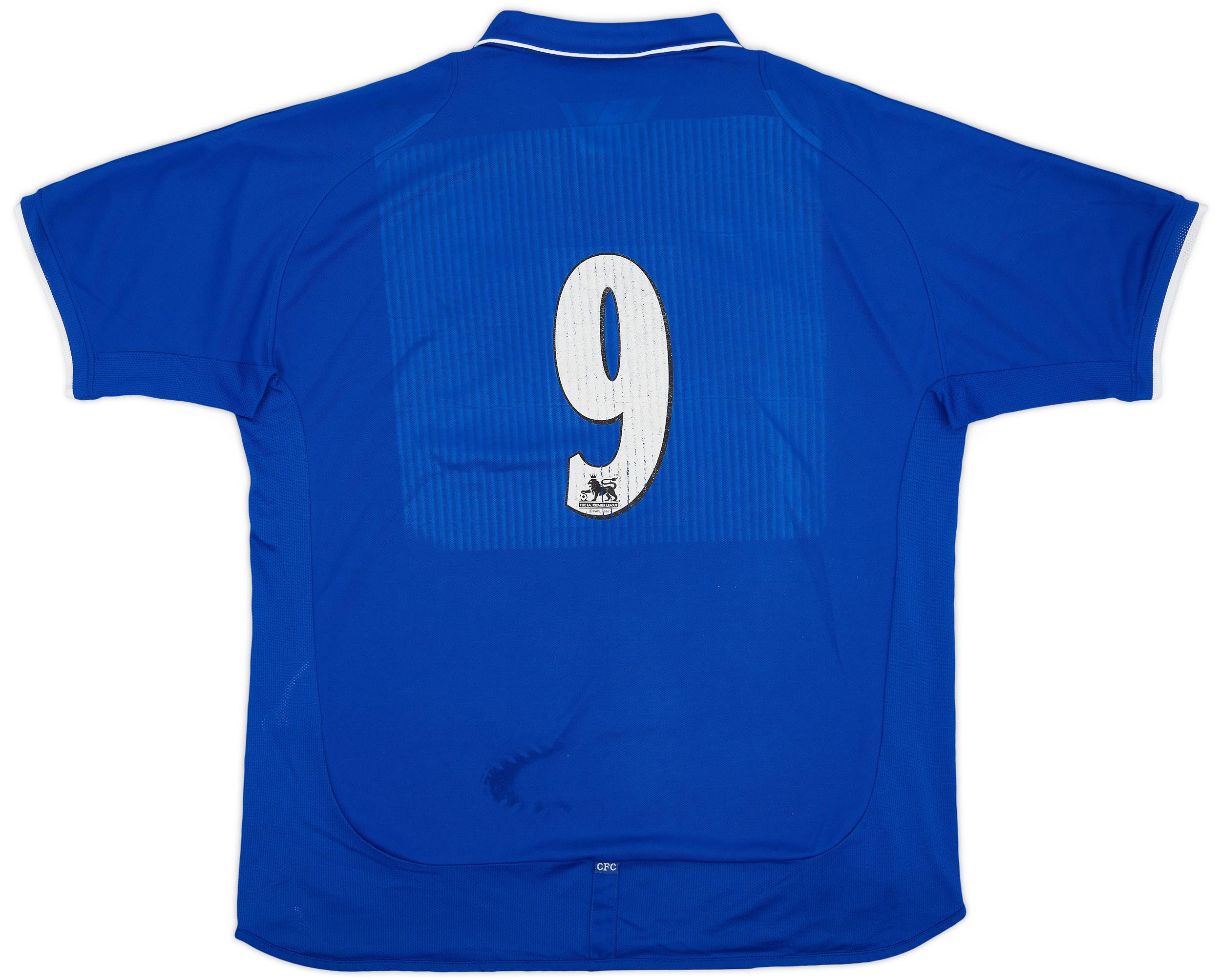【最新入荷】 2001-03 Chelsea Home Shirt #9 - 5/10 - (XL) ウェア