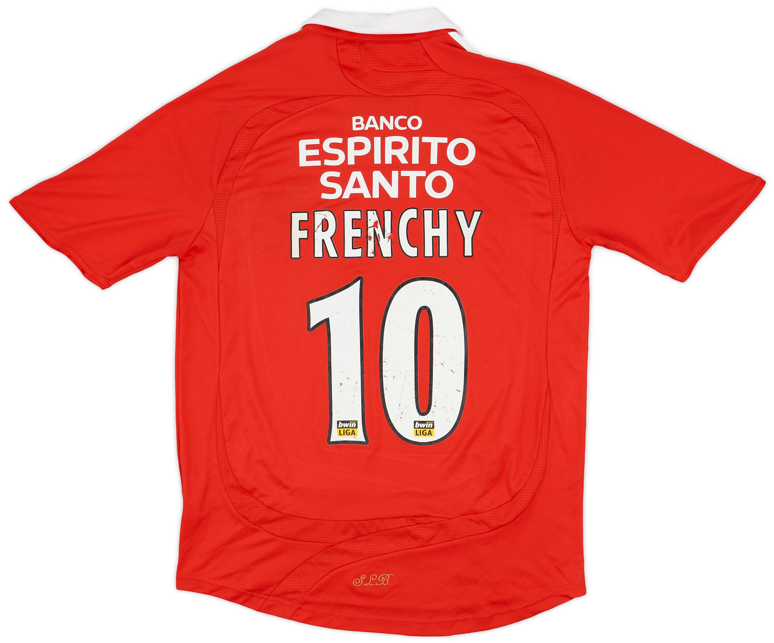 2007-08 Benfica Home Shirt Frenchy #10 - 4/10 - (L)
