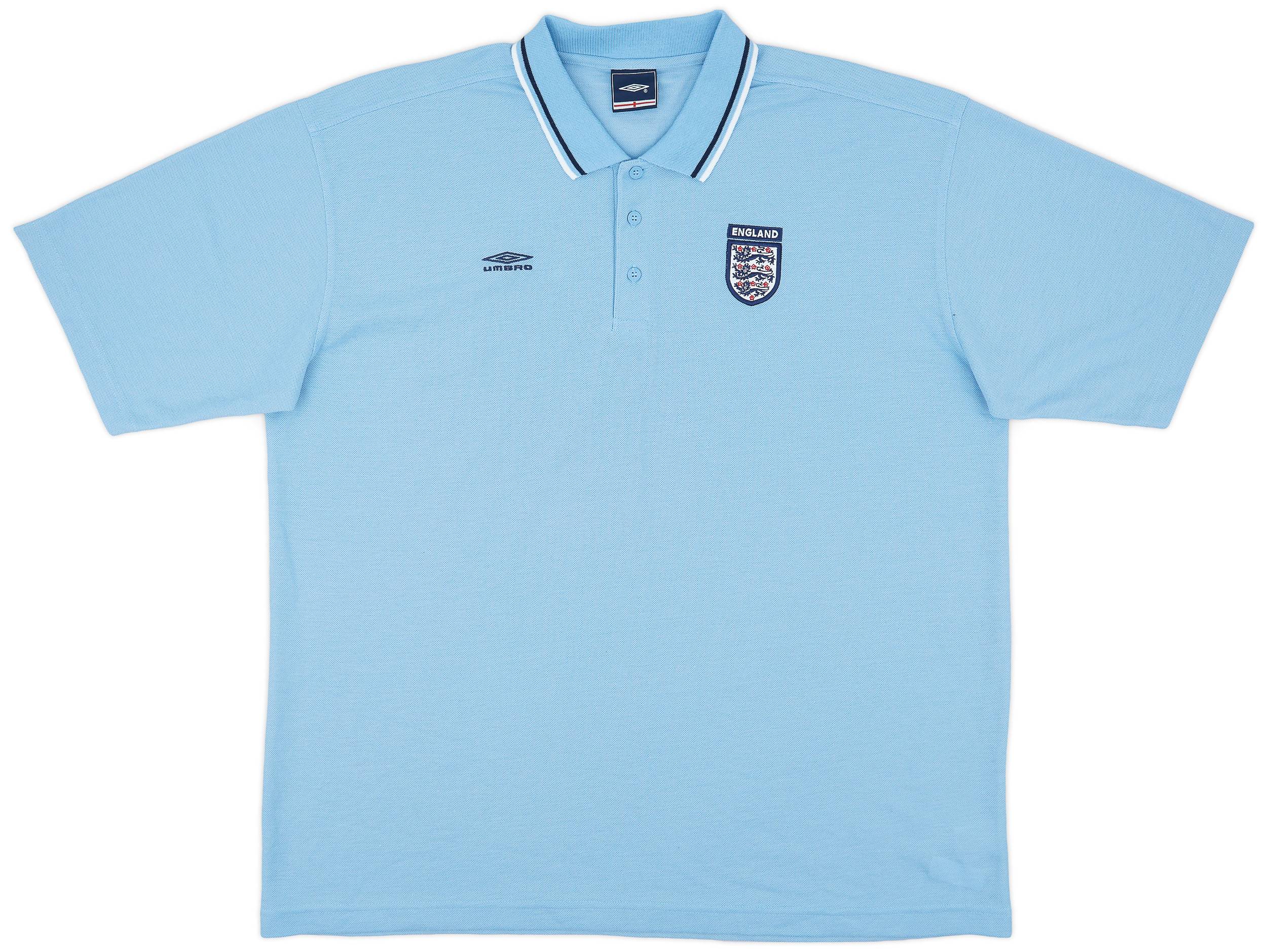 2002-03 England Umbro Polo Shirt - 7/10 - (XXL)