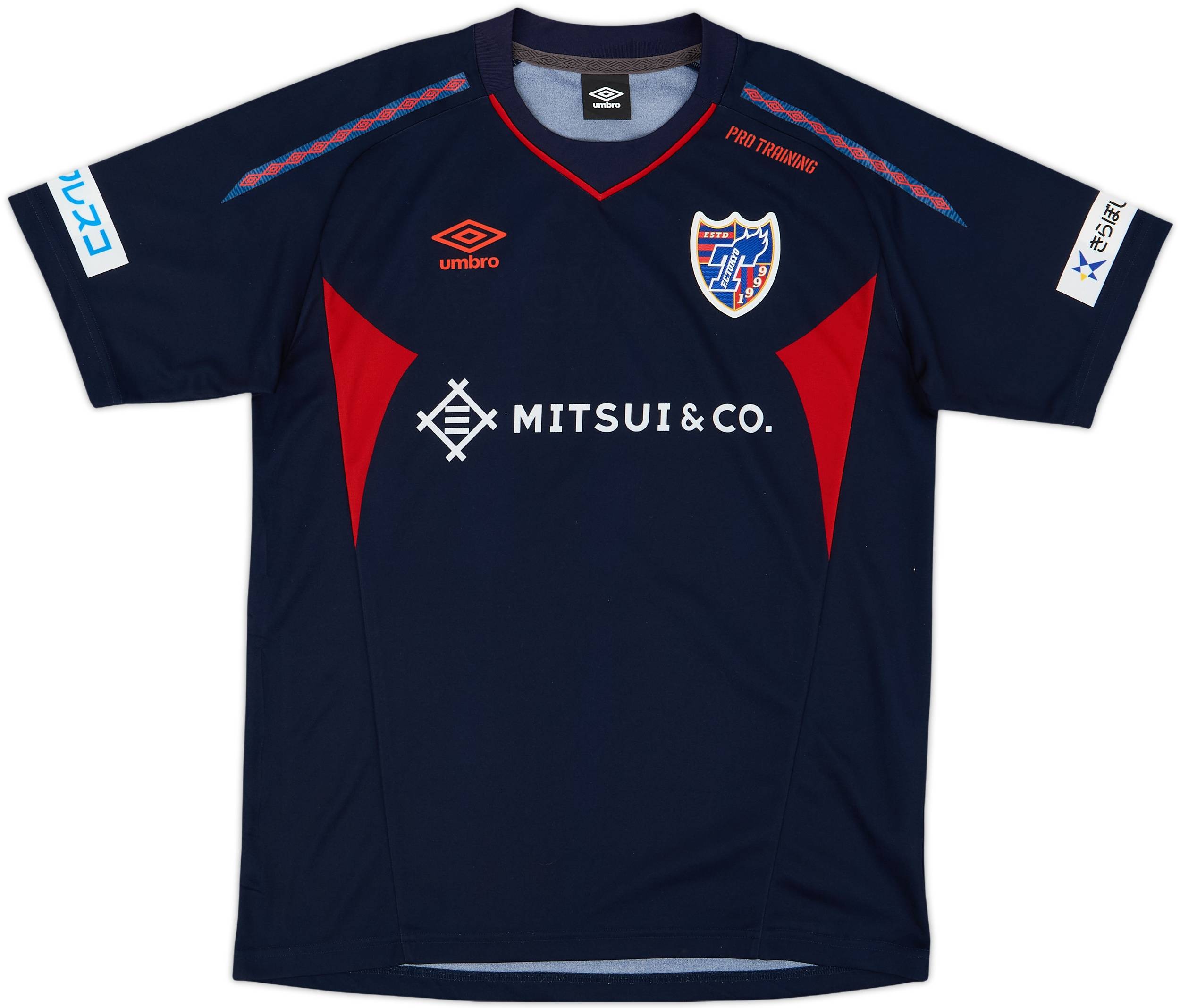 Yahoo!オークション - UMBRO FC東京 トレーニング トップ RED