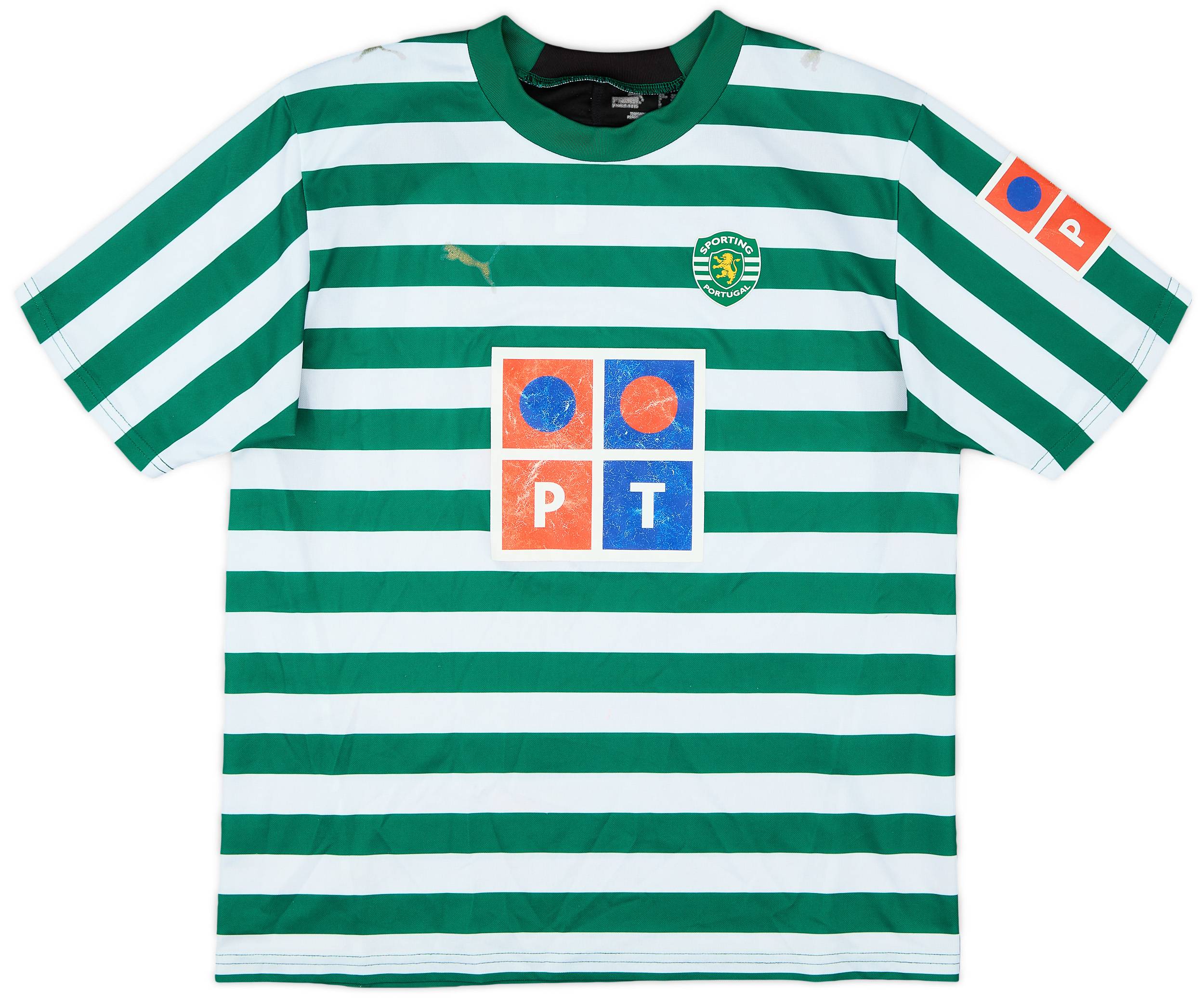 2006-07 Sporting Lisbon Home Shirt - 4/10 - (XL.Boys)