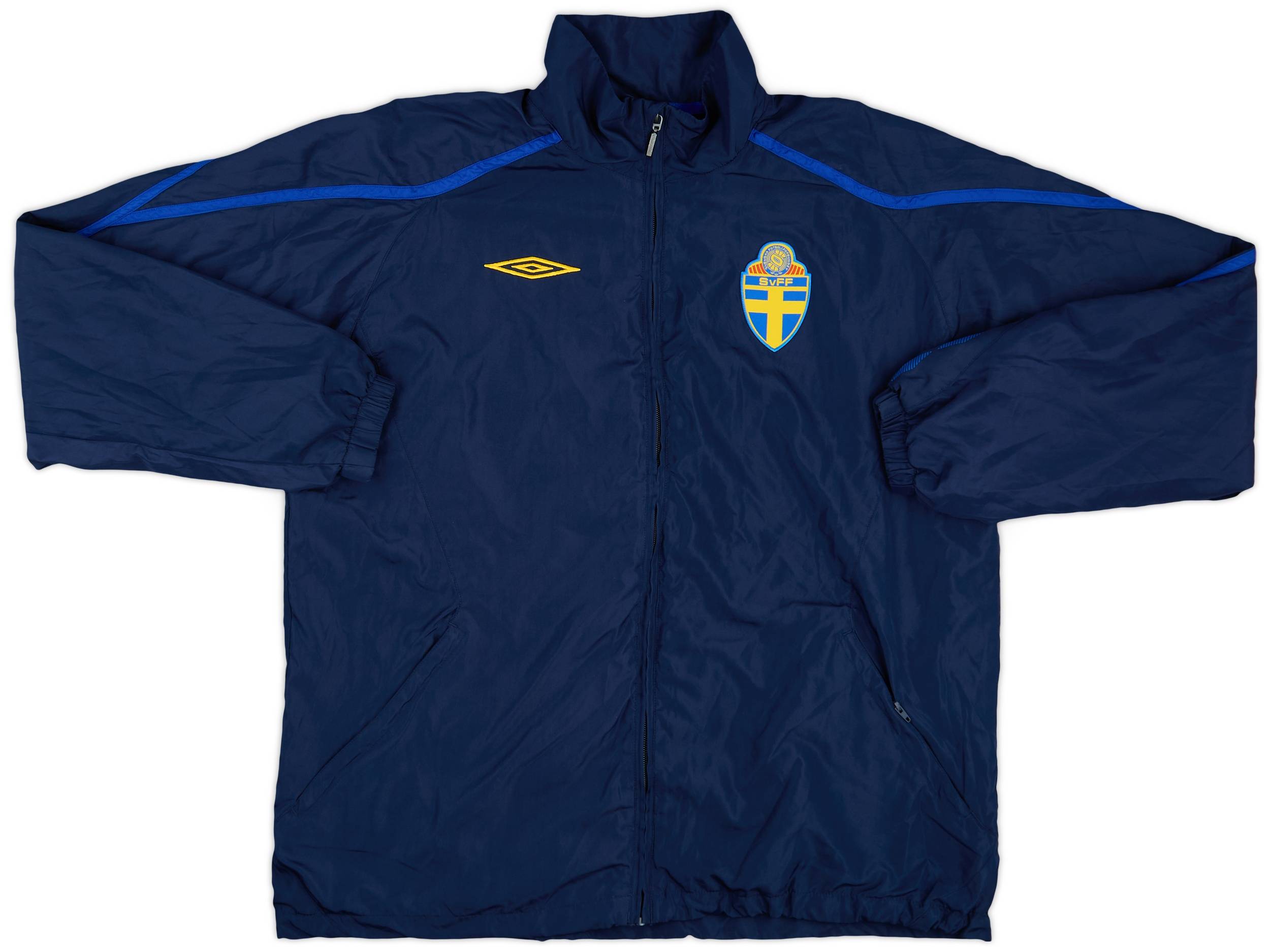 1998-00 Sweden Away Shirt Larsson #7 - 8/10 - (L)
