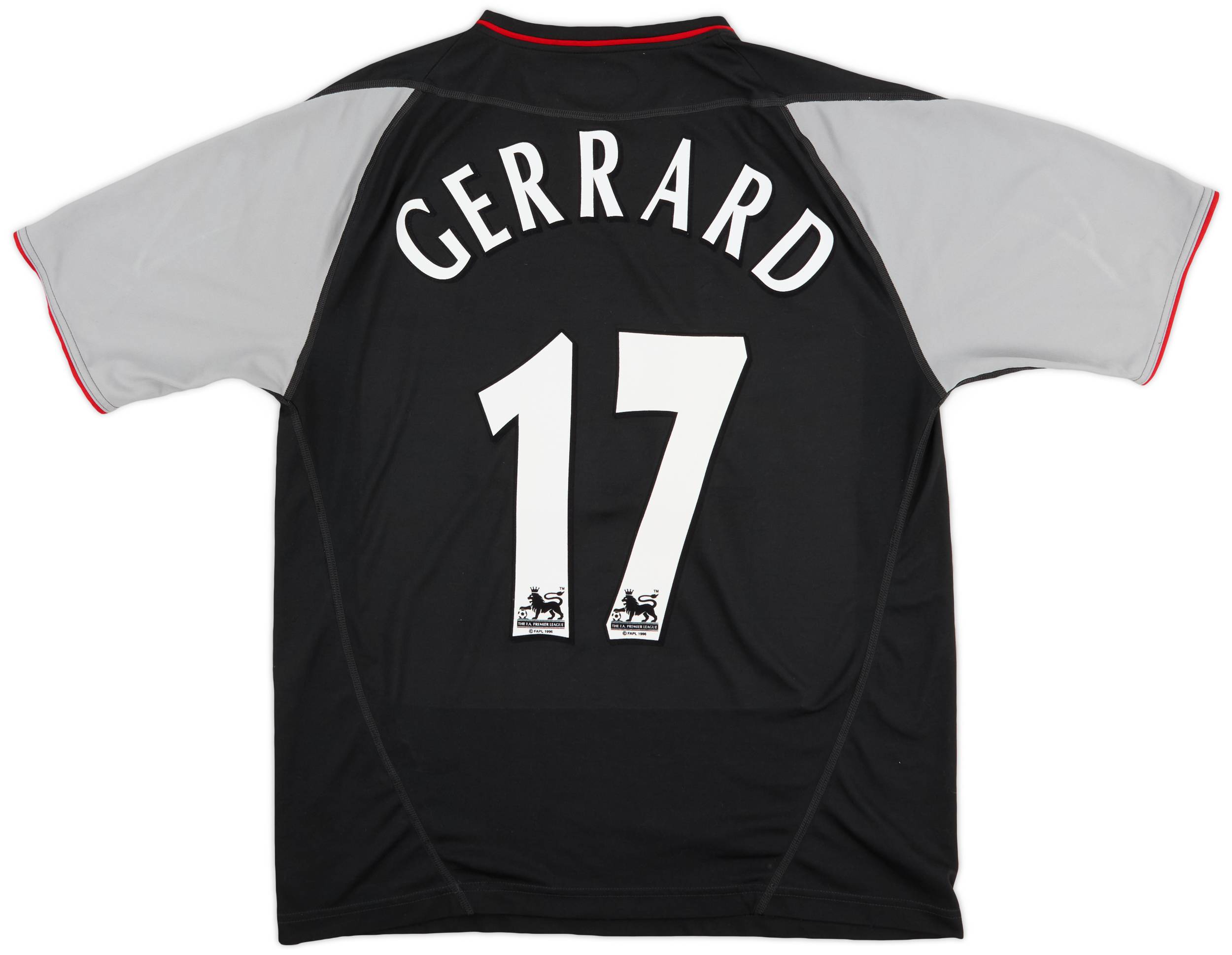 2002-04 Liverpool Away Shirt Gerrard #17 - 9/10 - (M)