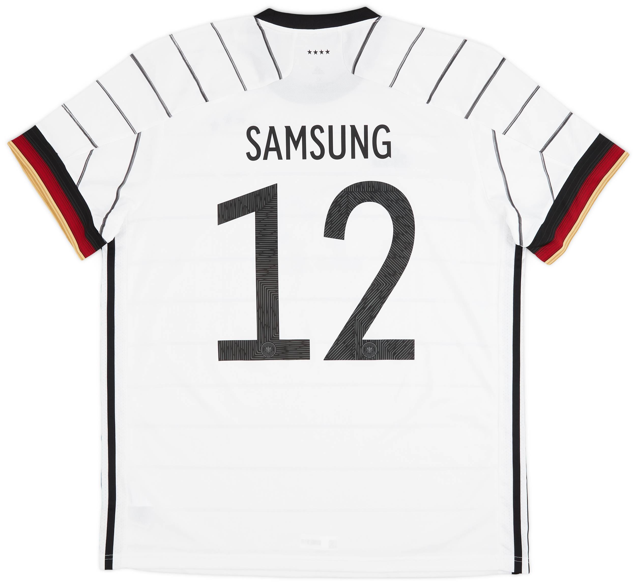 2020-21 Germany Home Shirt Samsung #12 - 9/10 - (XL)