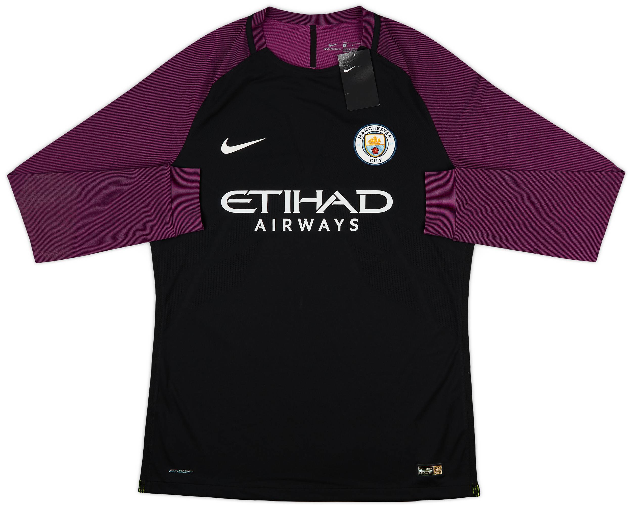 2016-17 Manchester City Player Issue GK Shirt (XL)