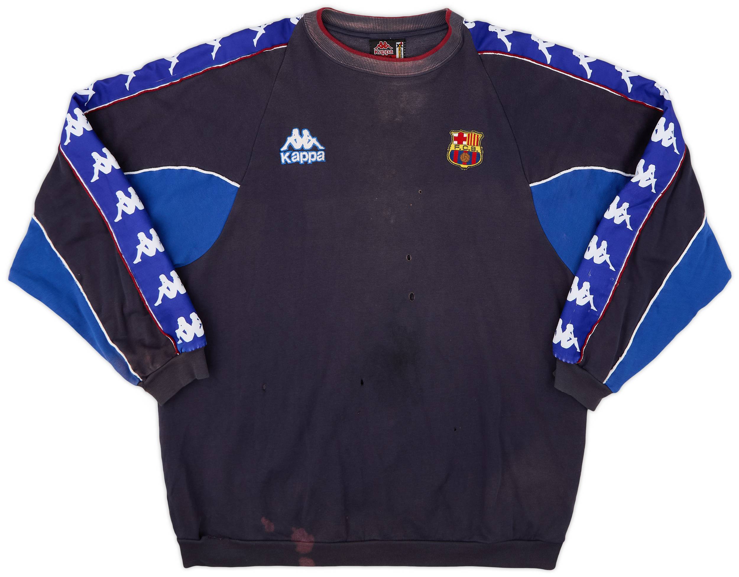 トップス 90s 00s \"FC BARCELONA\" game sweat shirt 0ed53b4b8e8062c95185b41392d76c