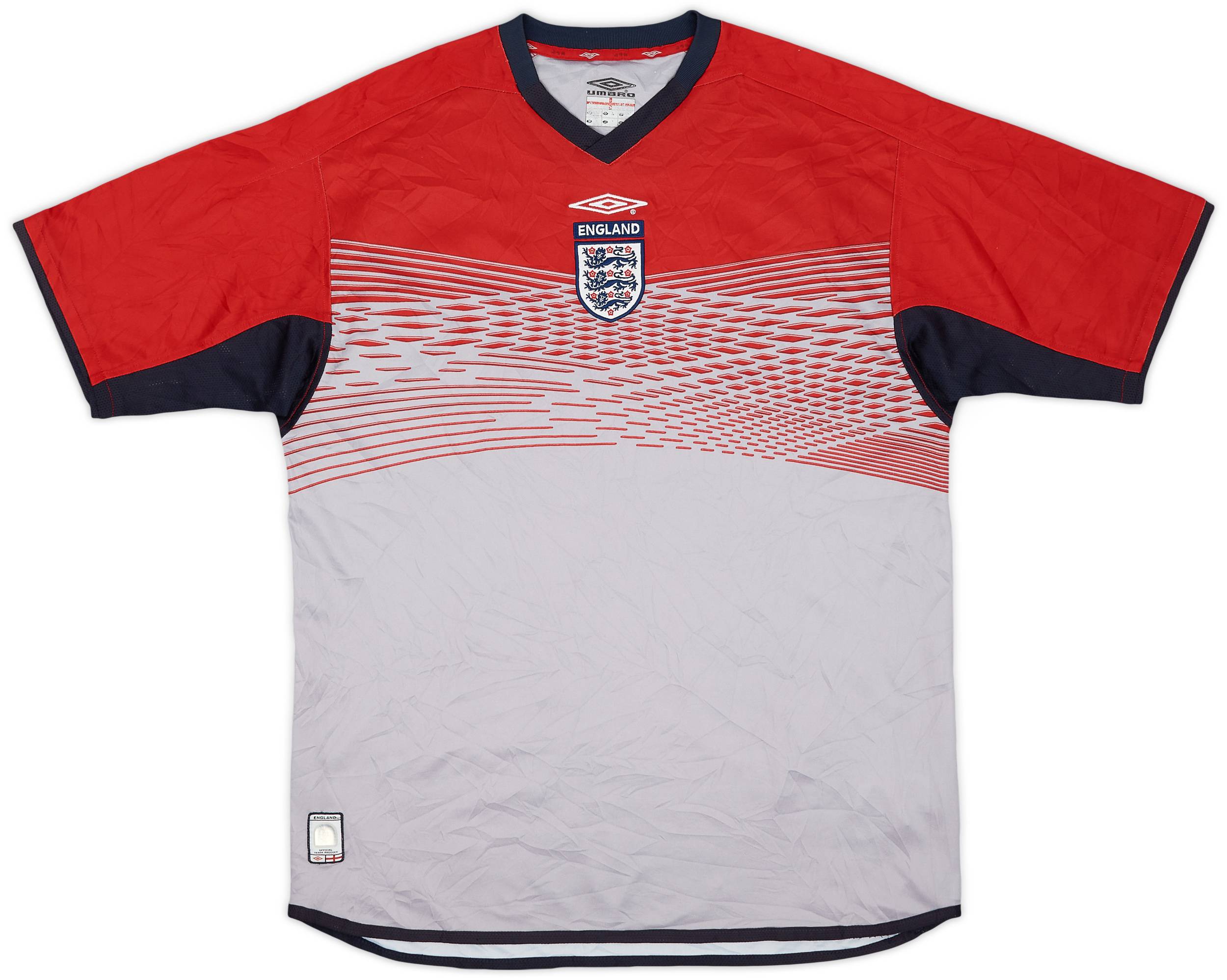 2002-03 England Umbro Training Shirt - 8/10 - (L)