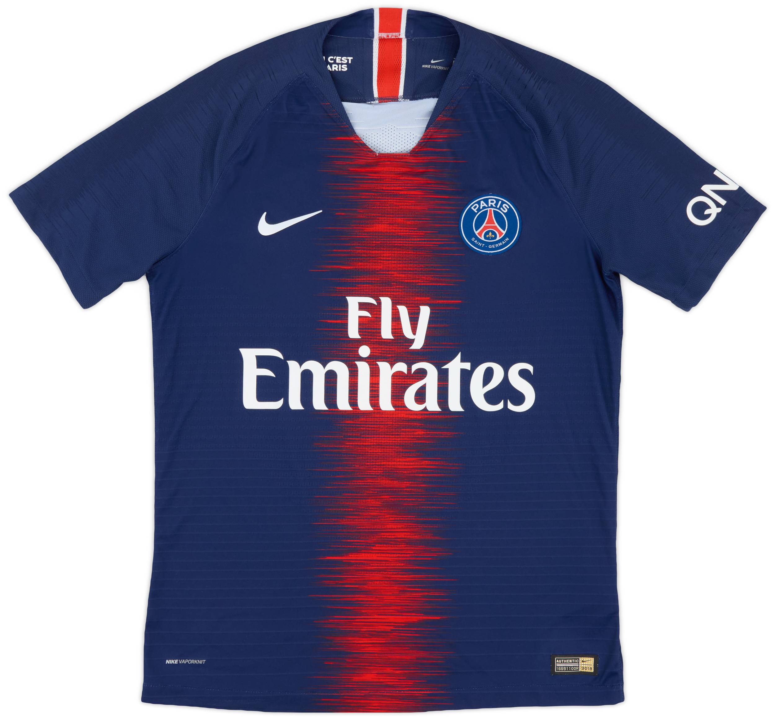 2018-19 Paris Saint-Germain Authentic Home Shirt - 8/10 - (M)