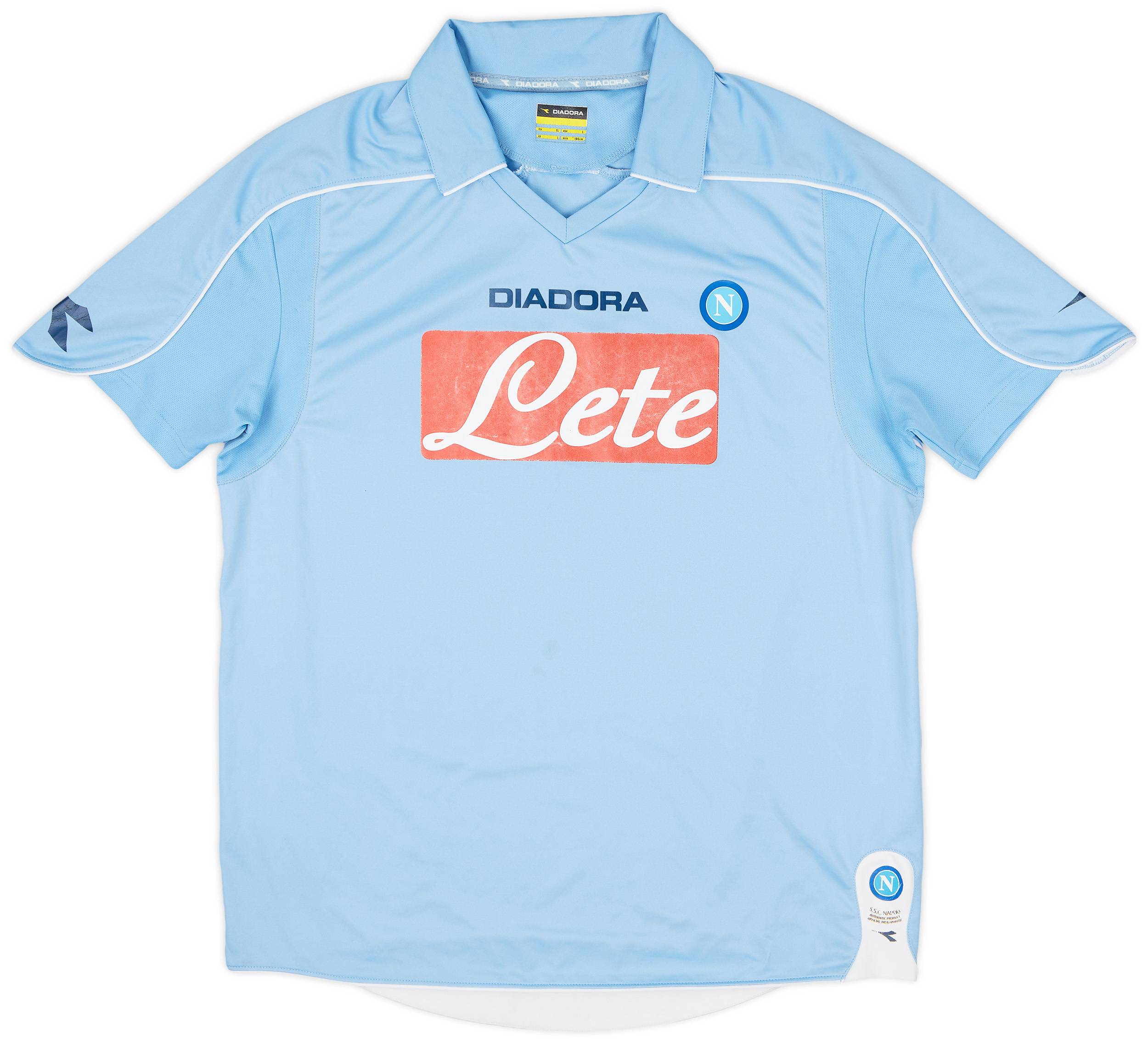 2008-09 Napoli Basic Home Shirt - 5/10 - (XL)