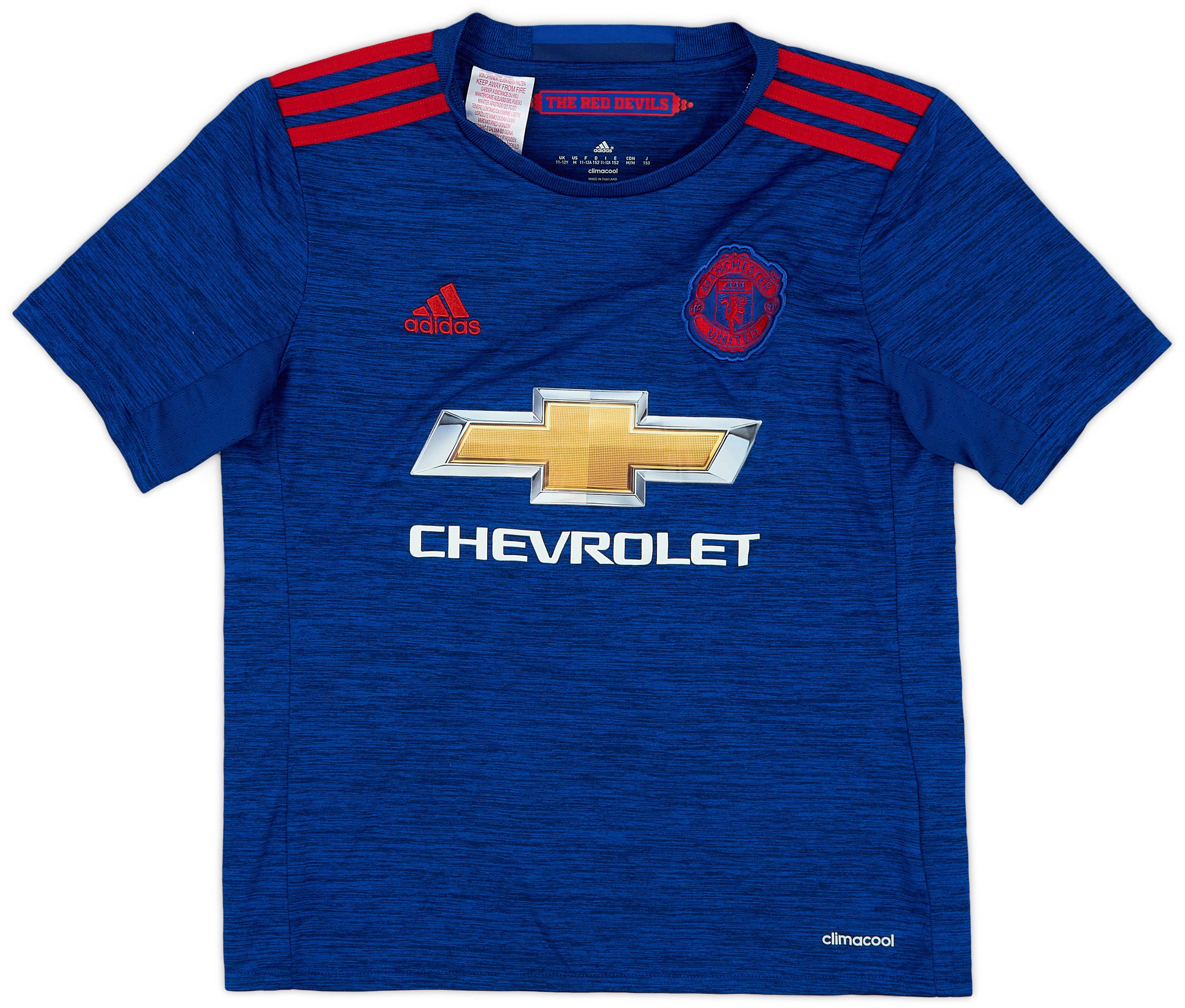 2016-17 Manchester United Away Shirt - 9/10 - (M.Boys)