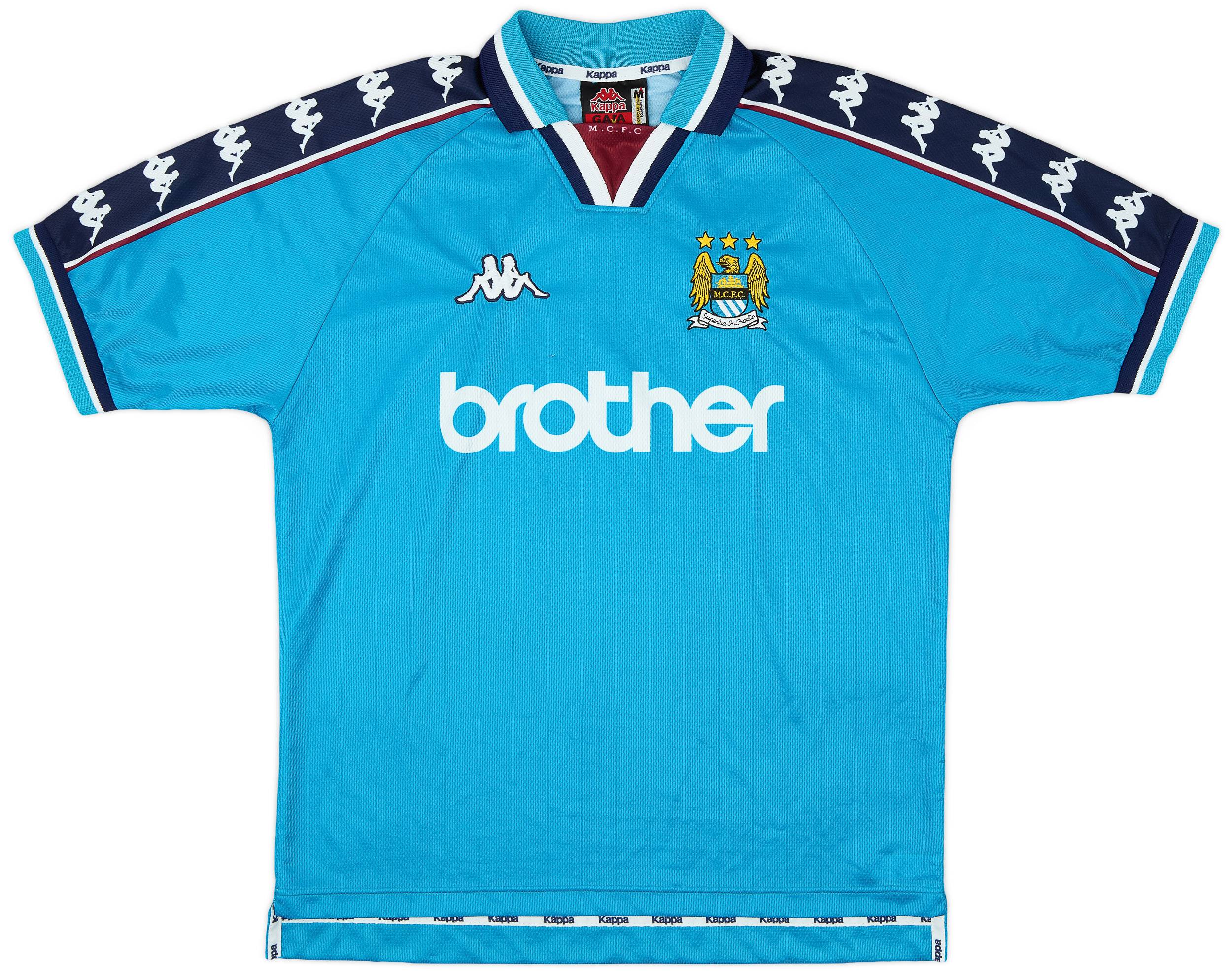 1997-99 Manchester City Home Shirt - 8/10 - (M)